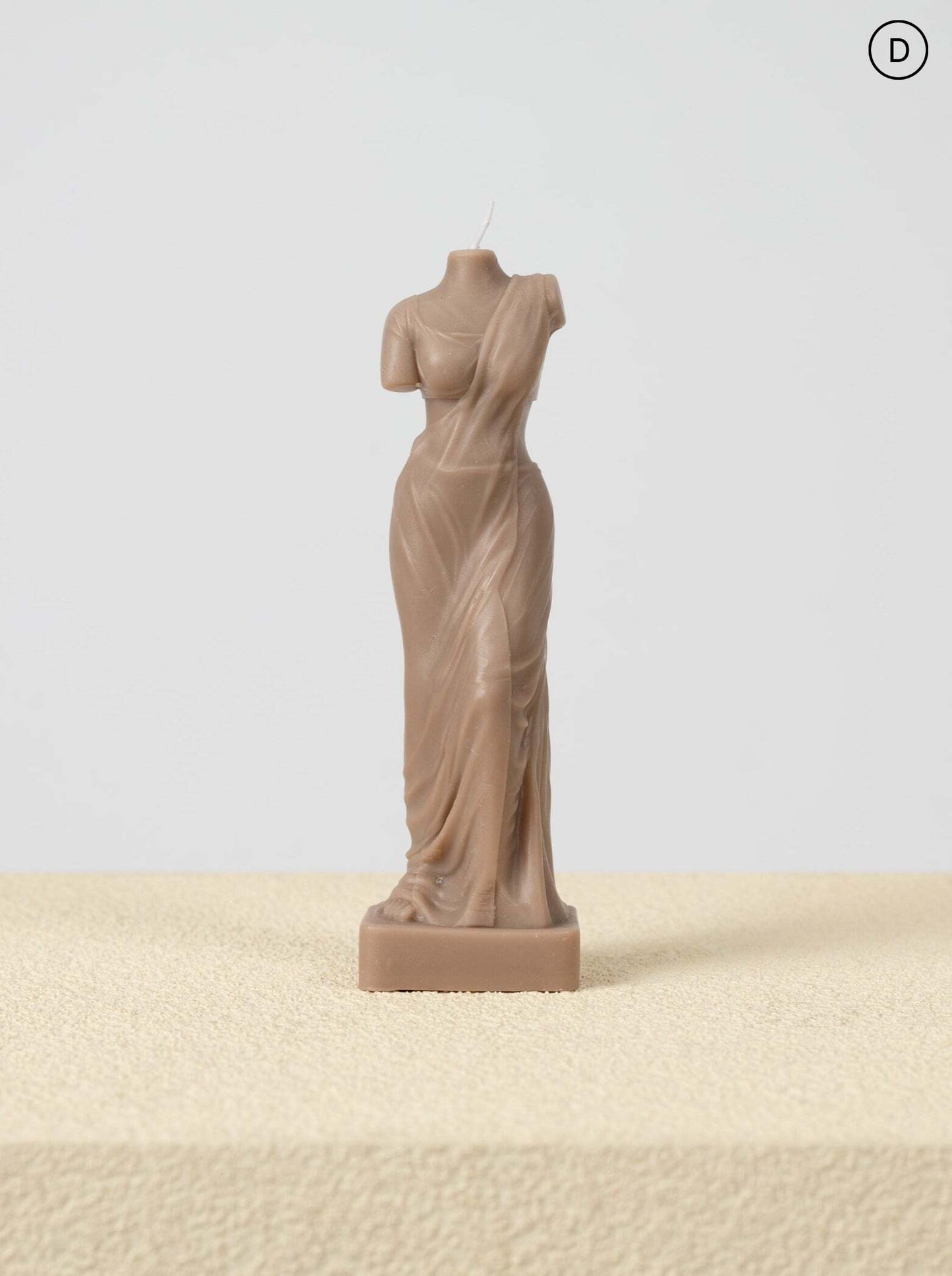 The Saree Candle® | Taupe