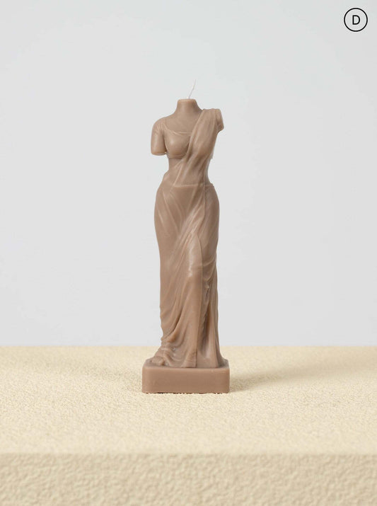 The Saree Candle® | Taupe