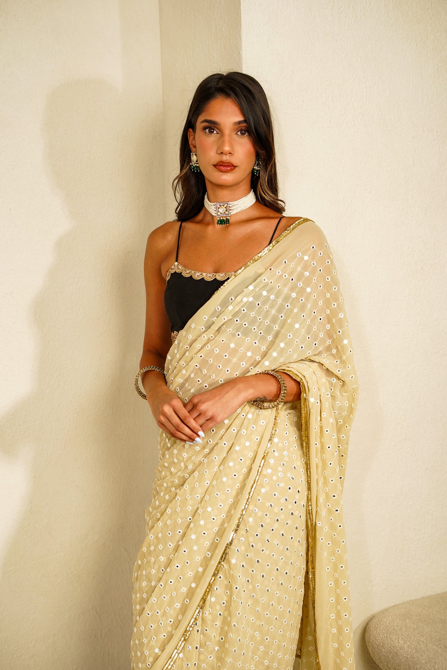 Sierra Desert Easy-Drape Saree