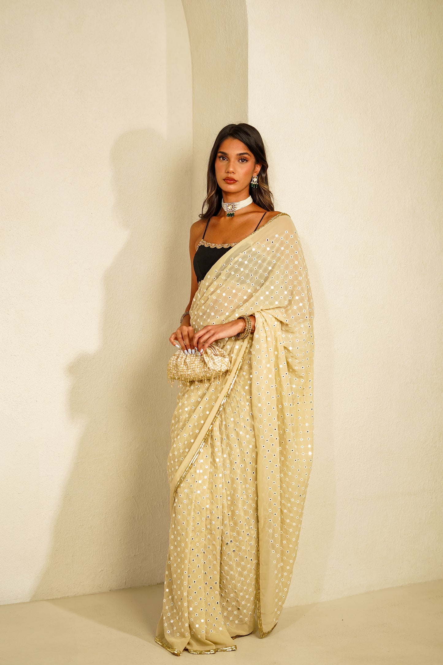 Sierra Desert Easy-Drape Saree