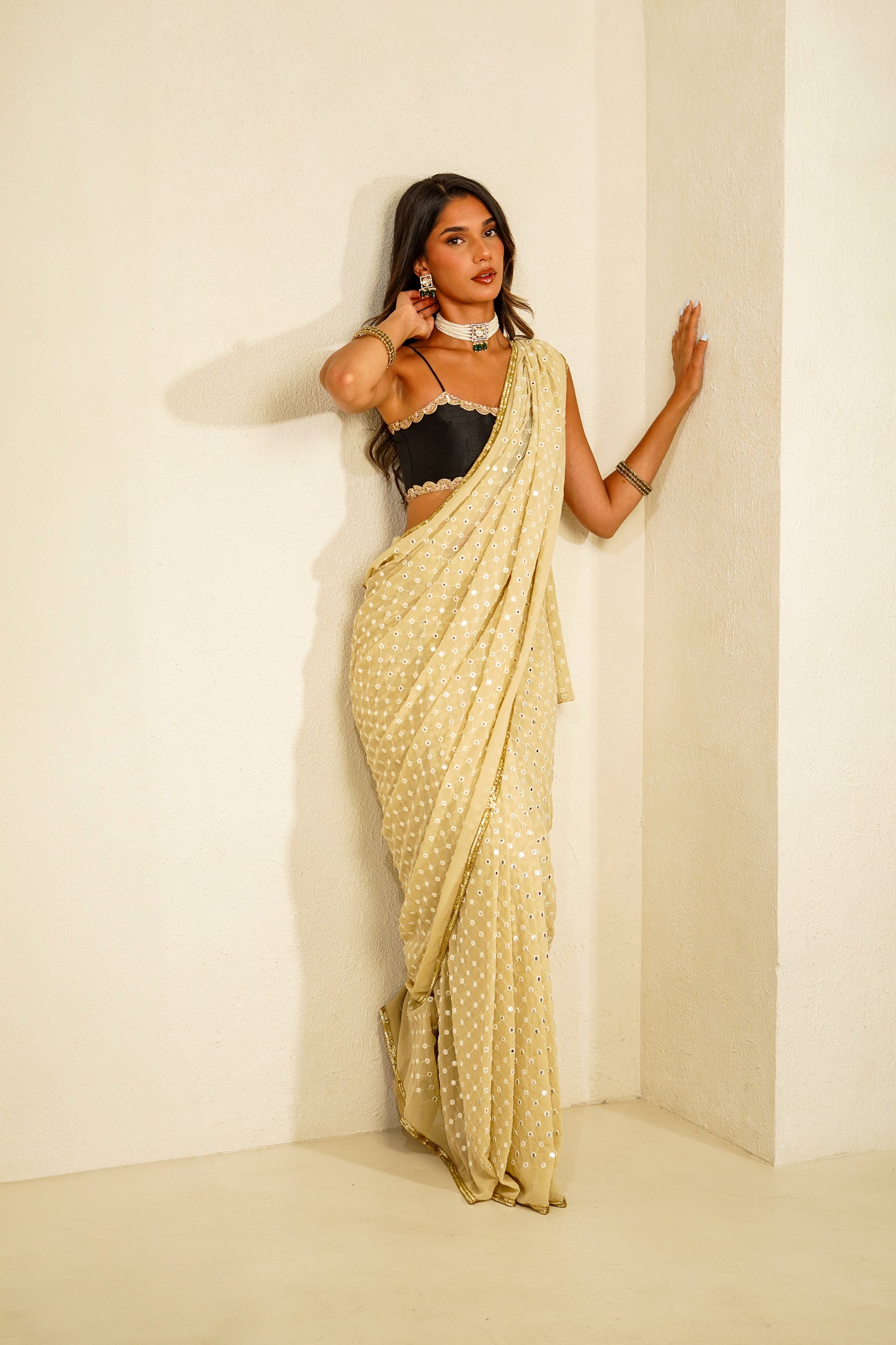 Sierra Desert Easy-Drape Saree