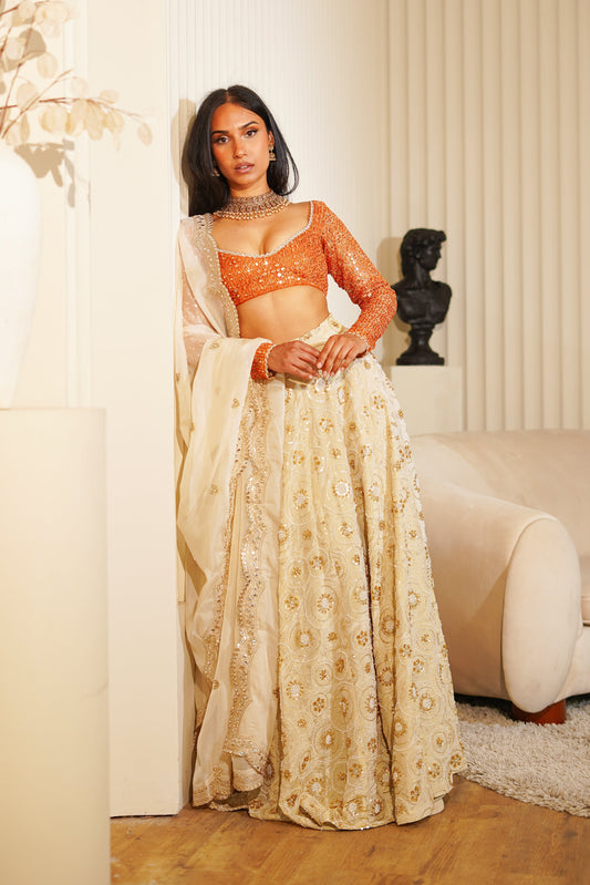Beige Elira Skirt