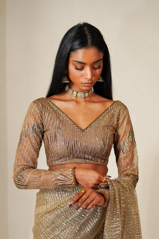Mocha Mousse Blouse