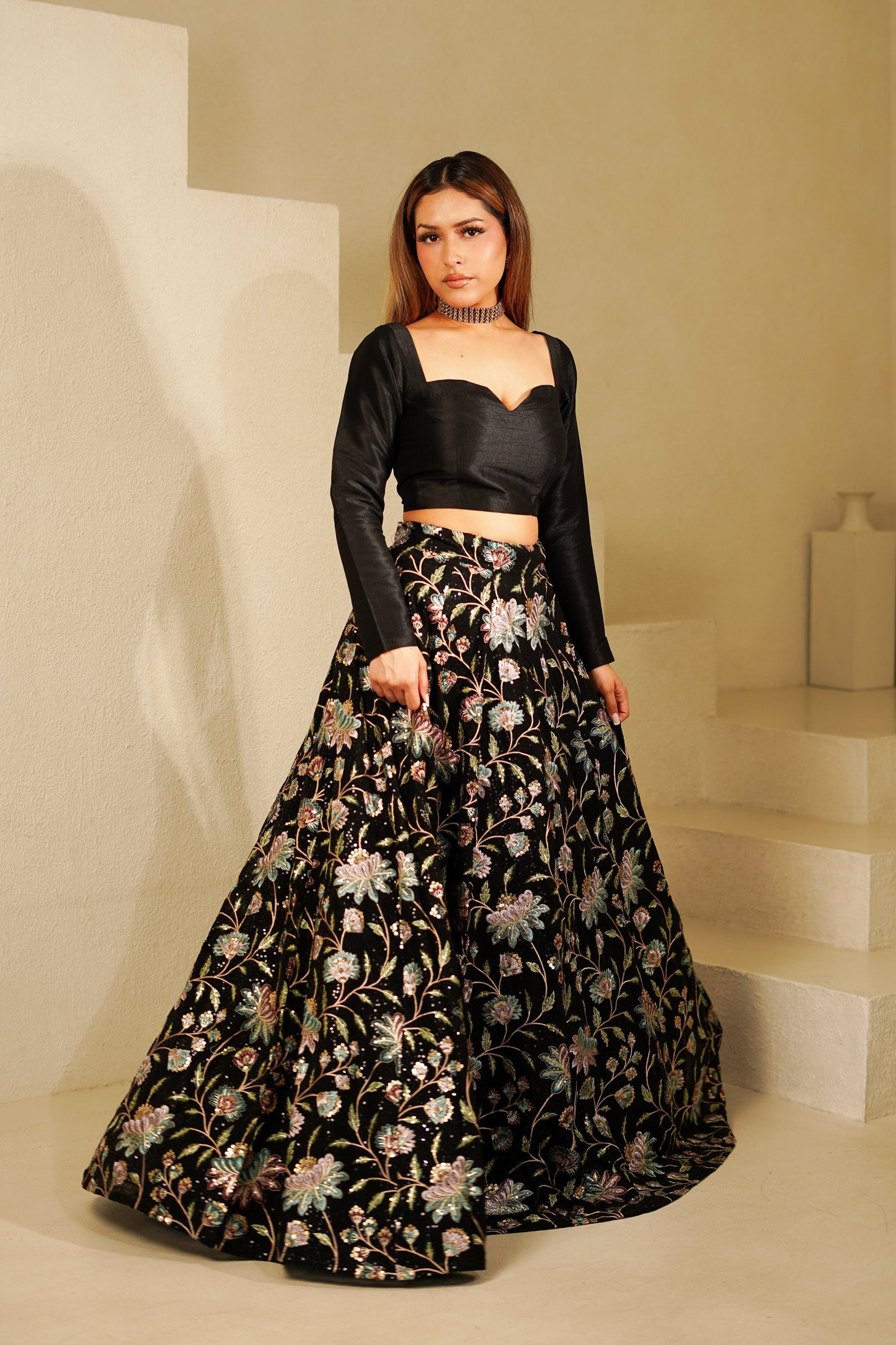Black Lotus Skirt
