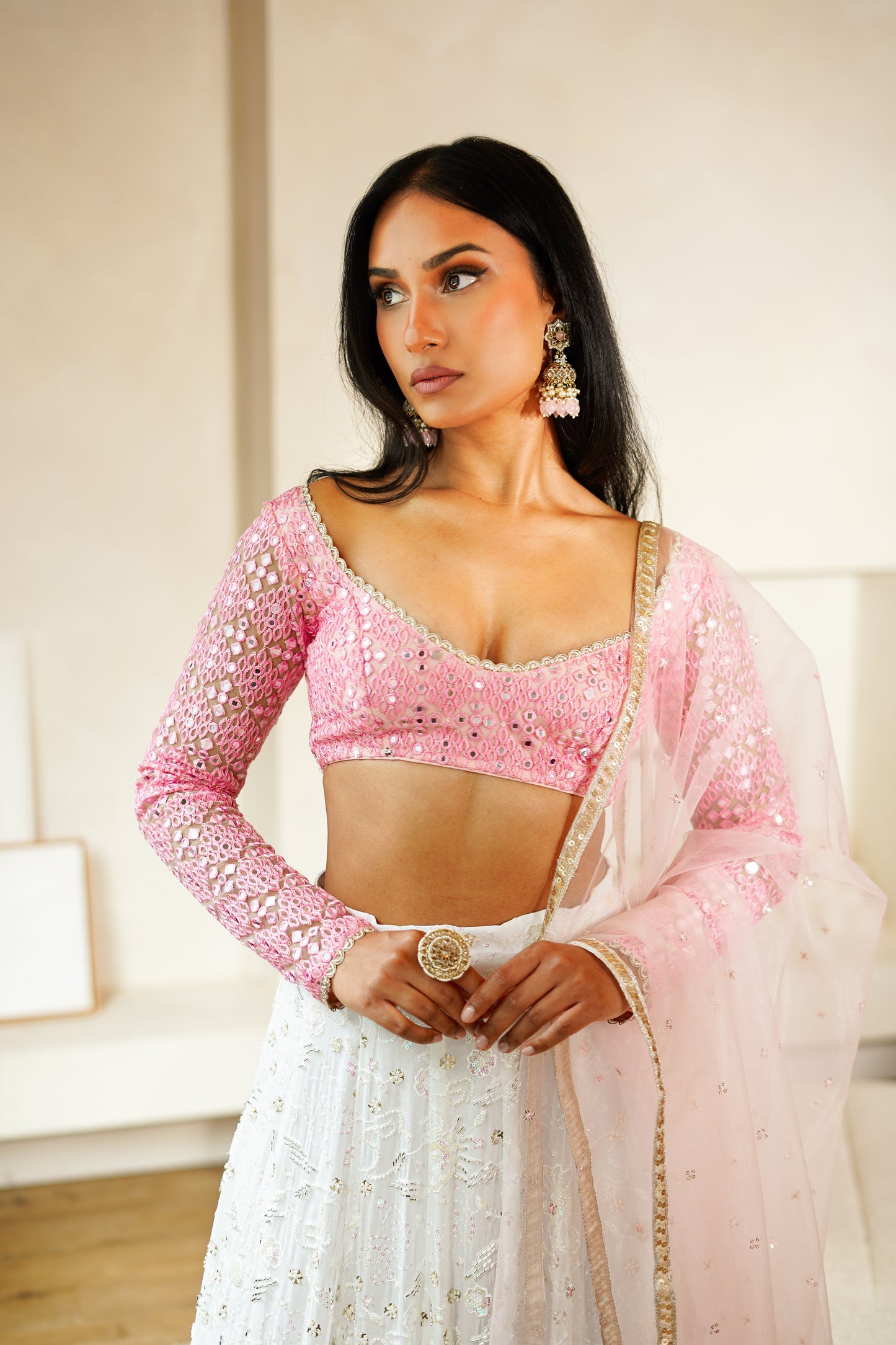 Pink Mirabel Blouse