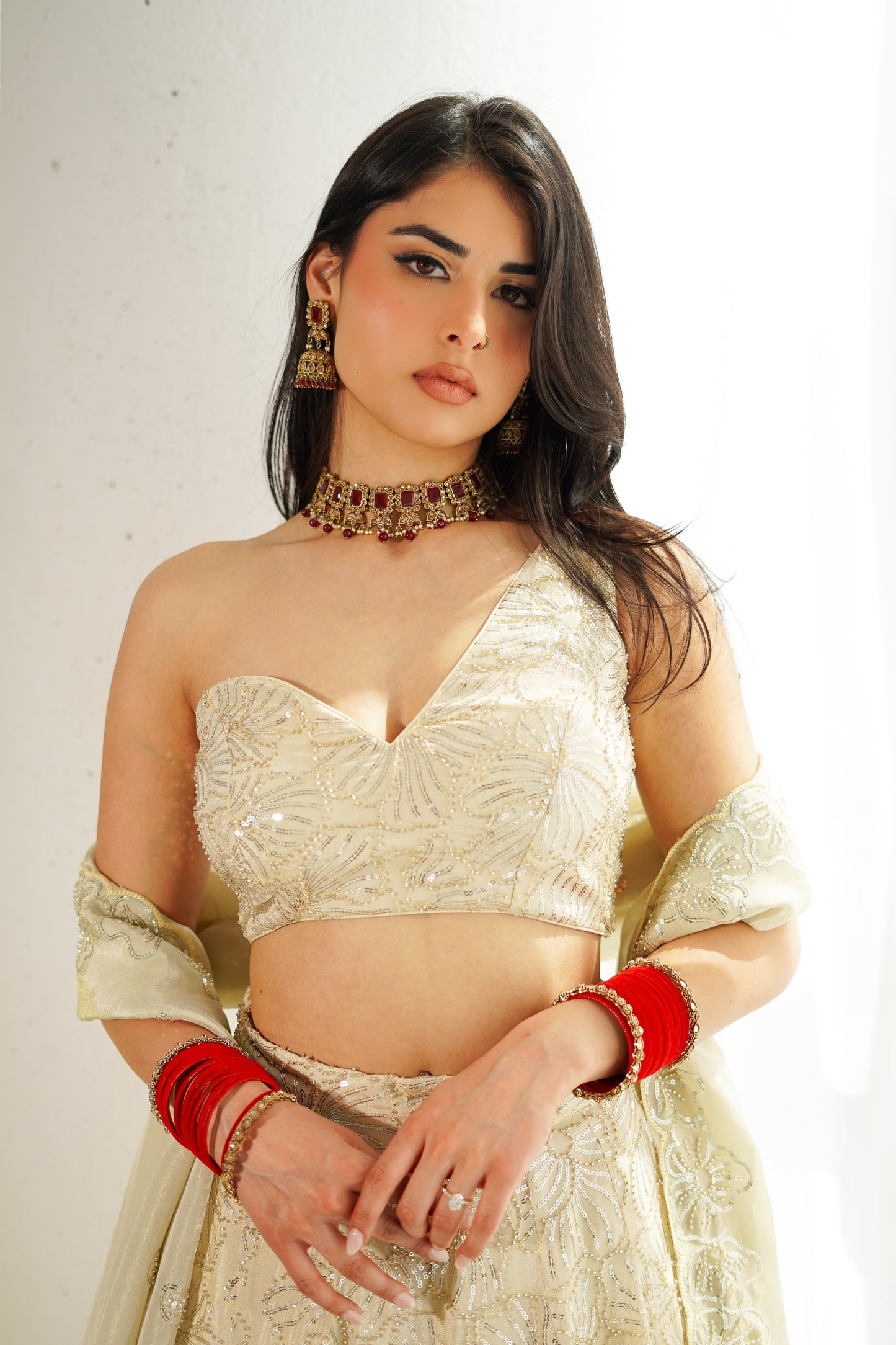 Beige Selena Blouse