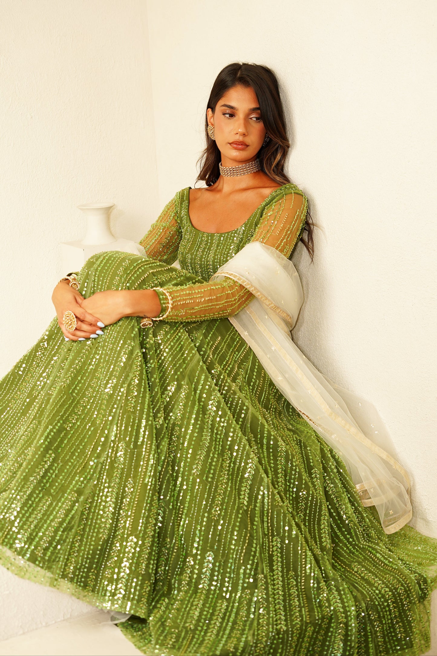Olive Aeris Skirt