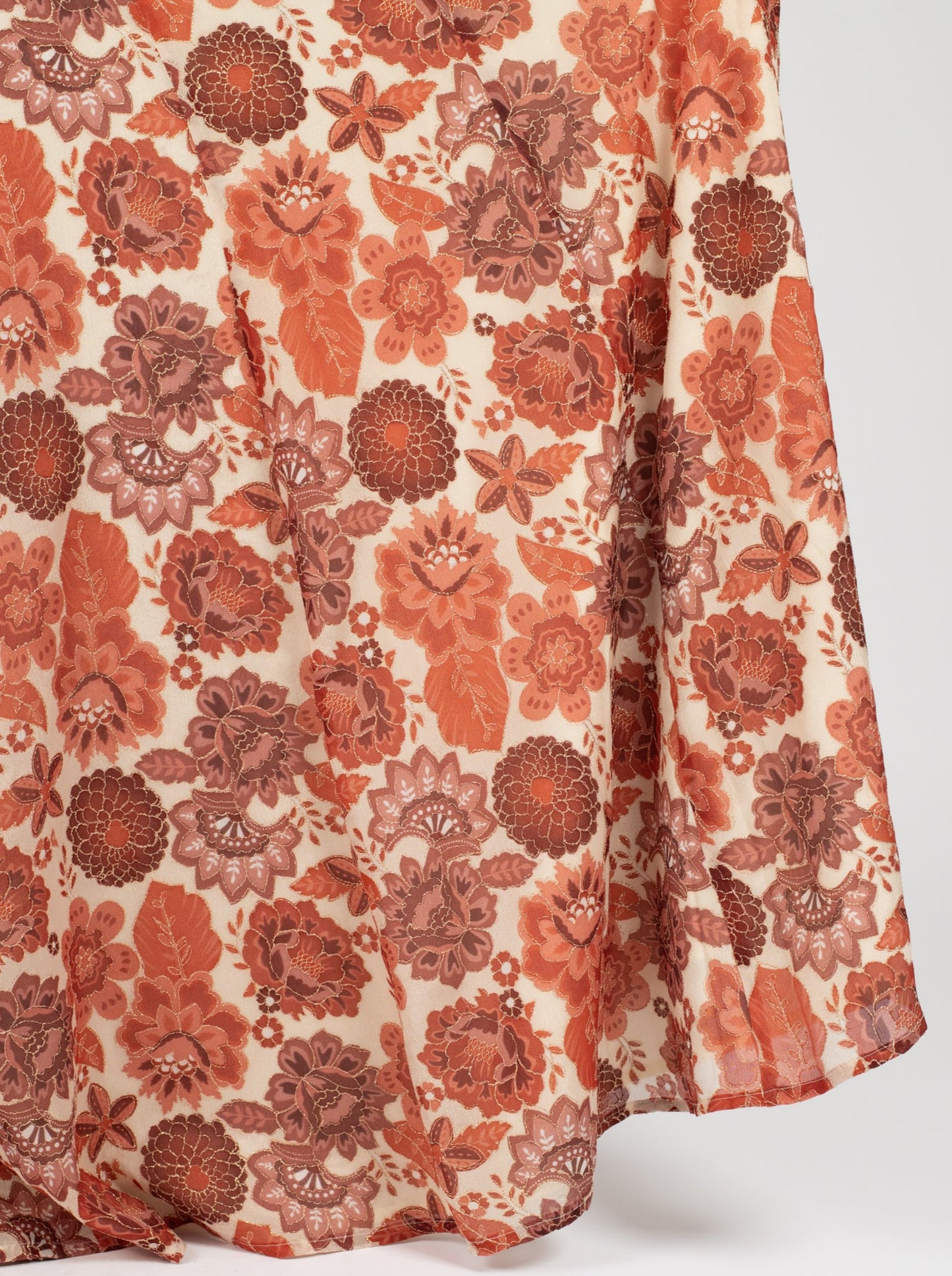 Tangerine Bloom Skirt