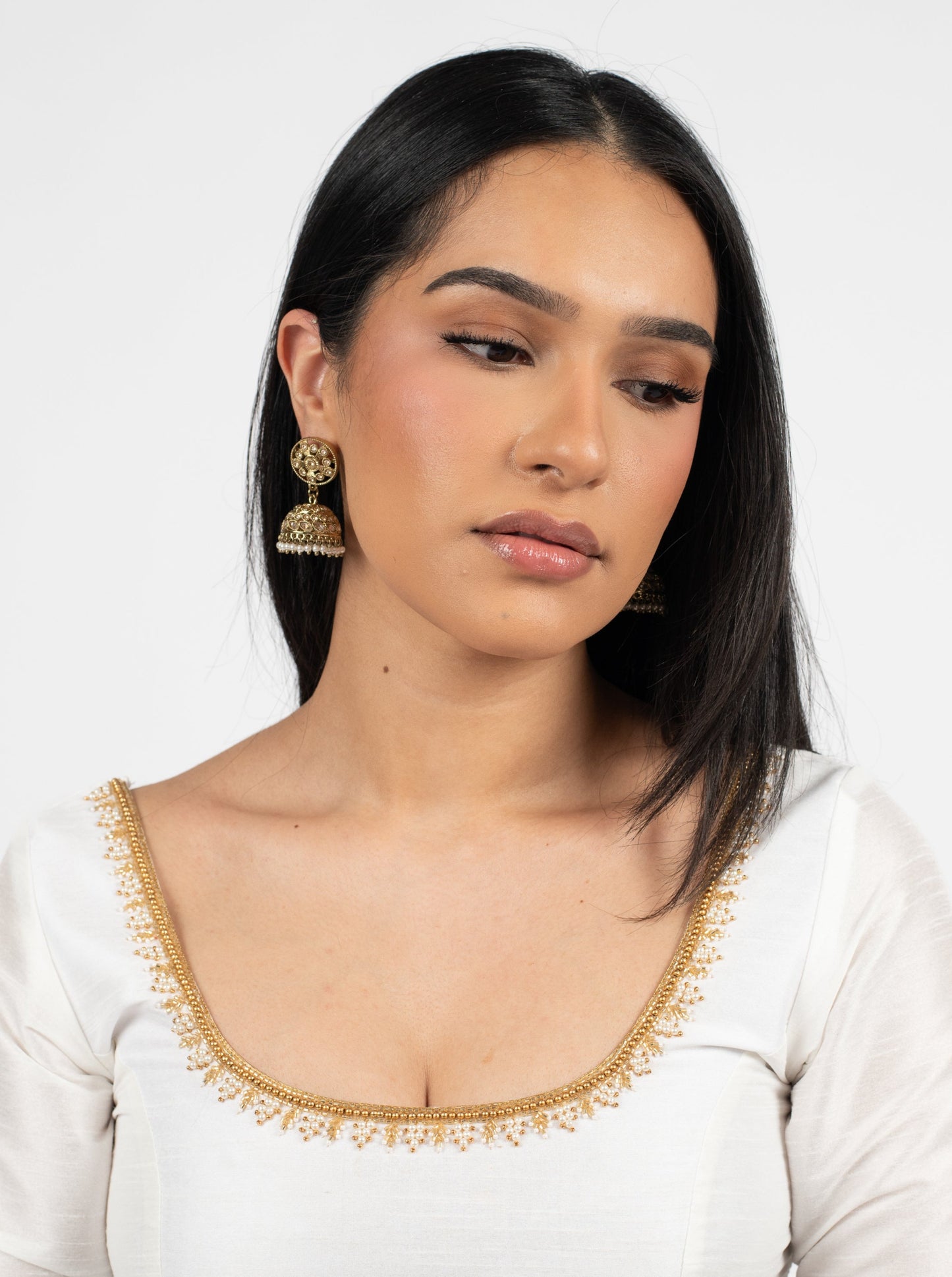 Petite Champagne Jhumkis
