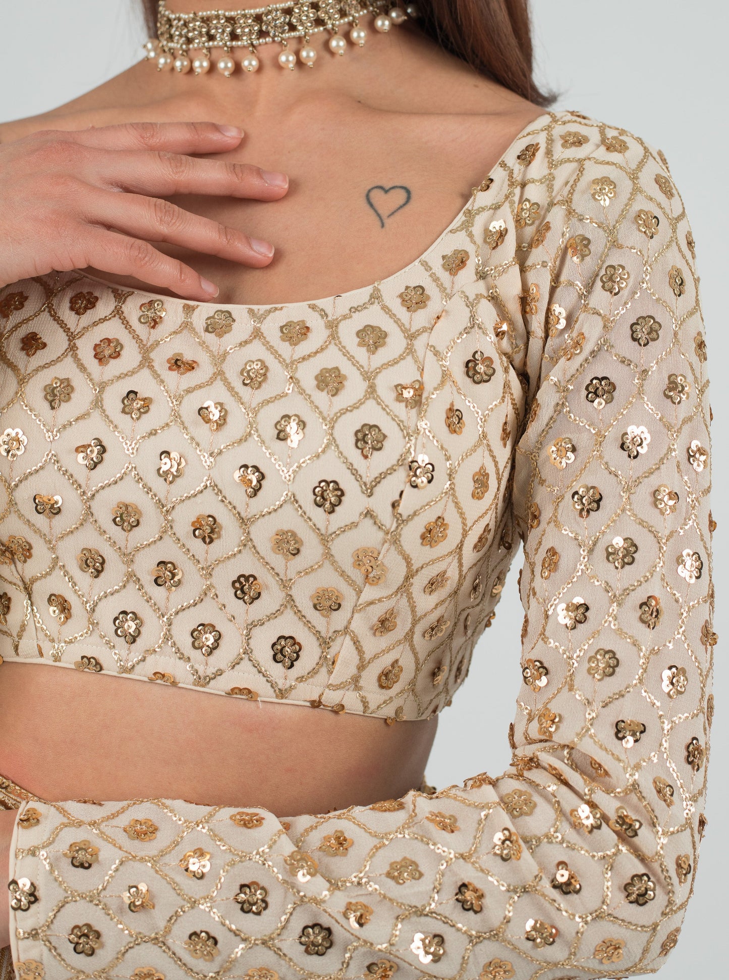 Cream Marina Blouse