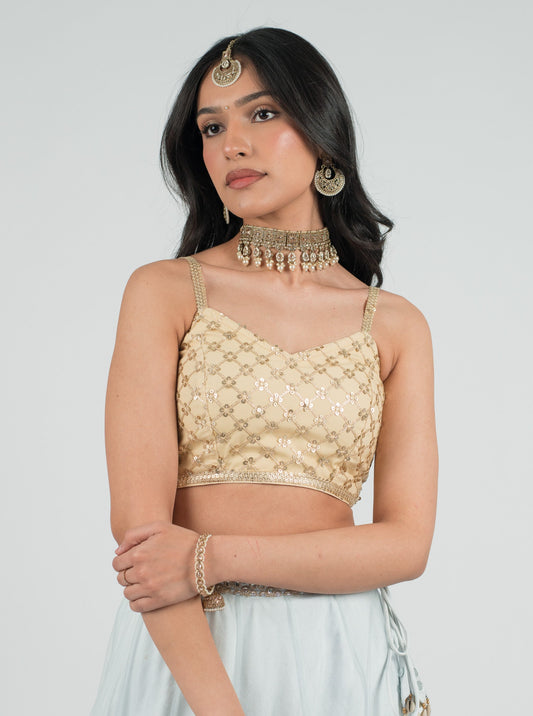 Cream Coastal Blouse