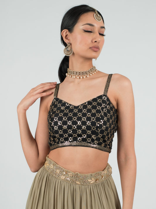 Black Coastal Blouse