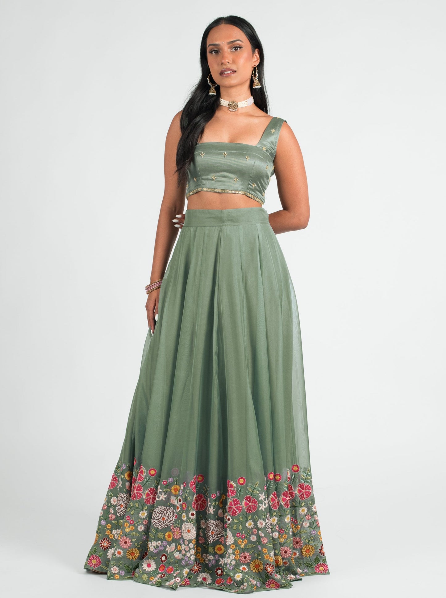 Sage Autumn Skirt
