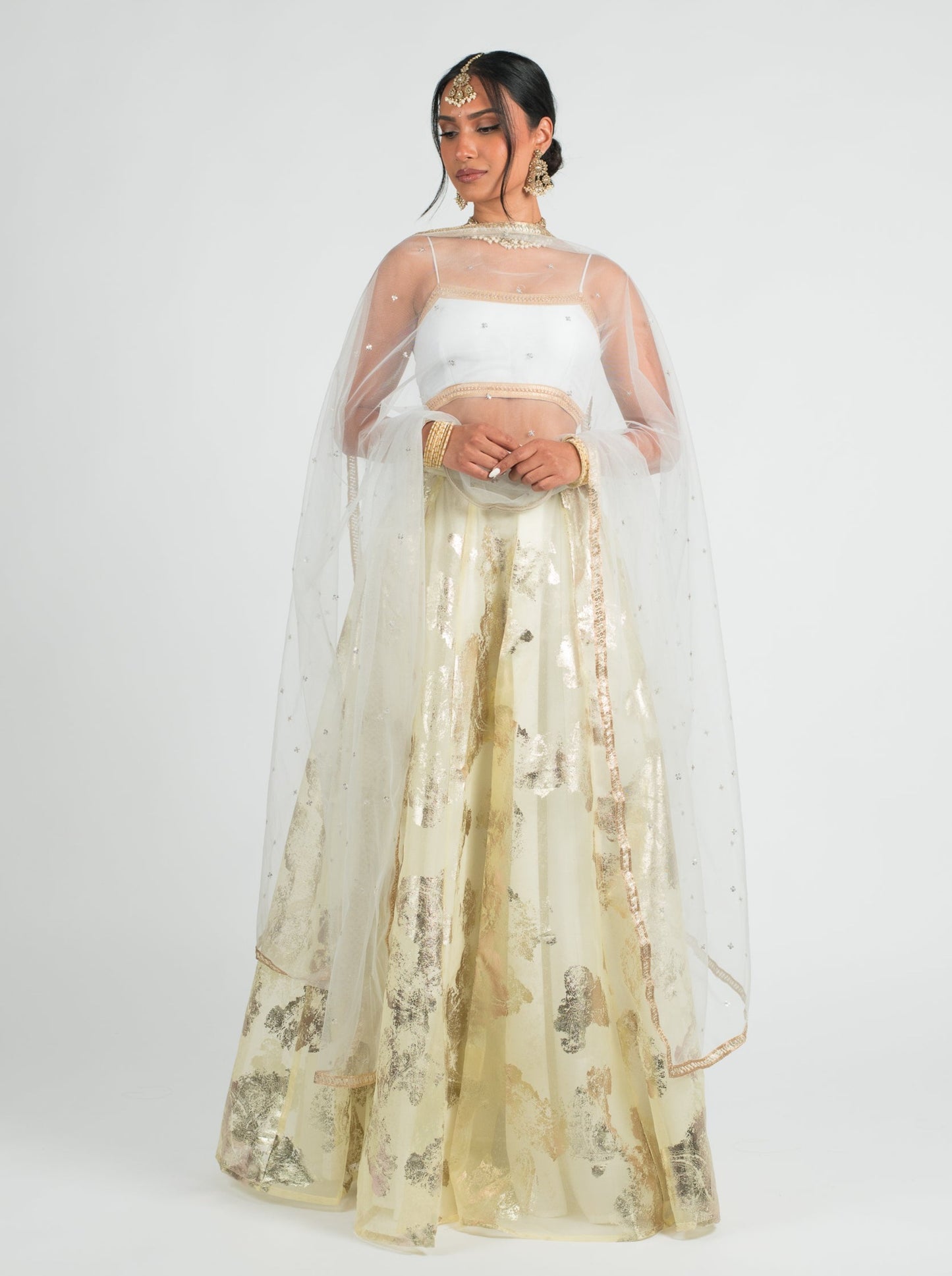 Canary Foil Skirt