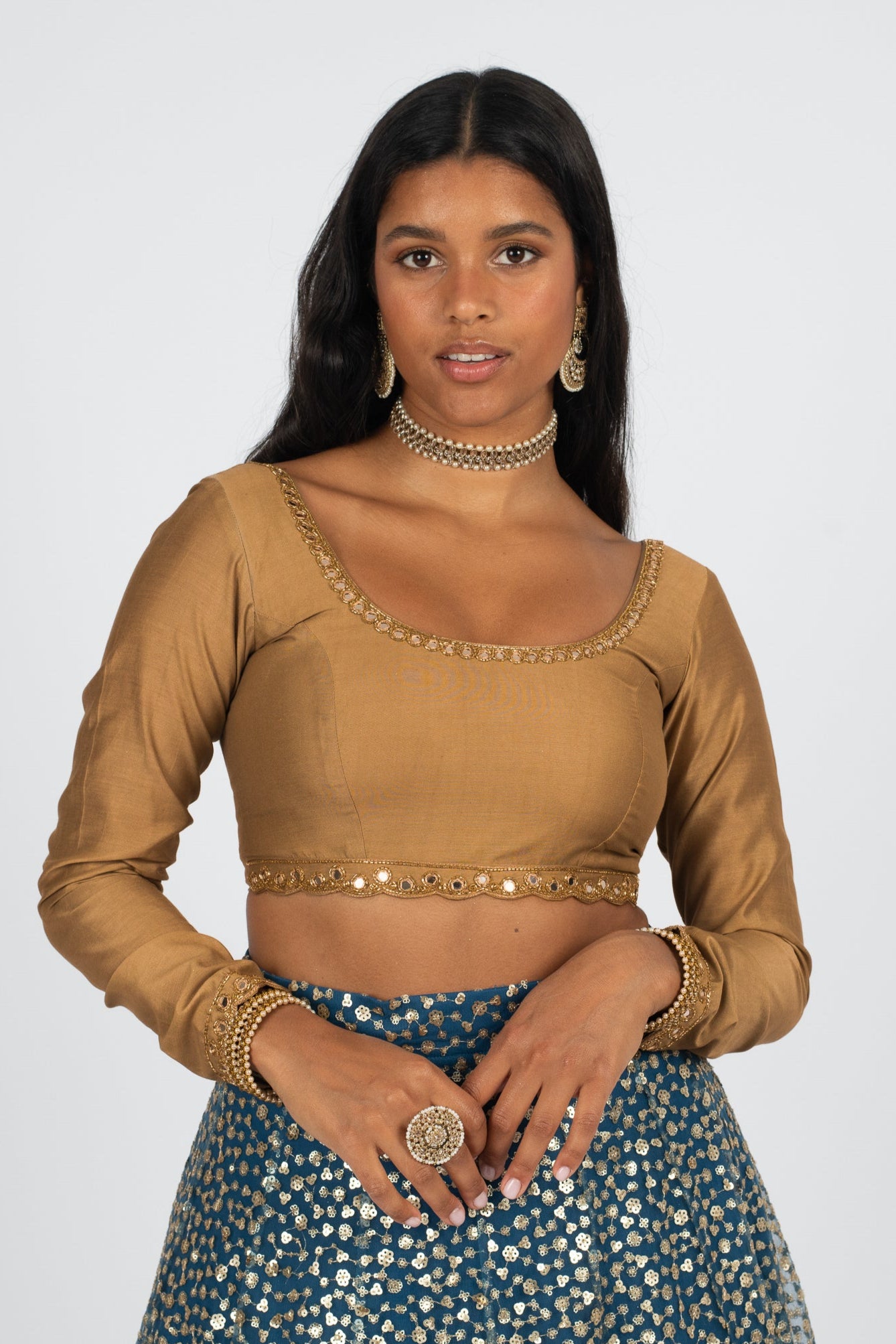 Maple Long Sleeve Aaeena Blouse