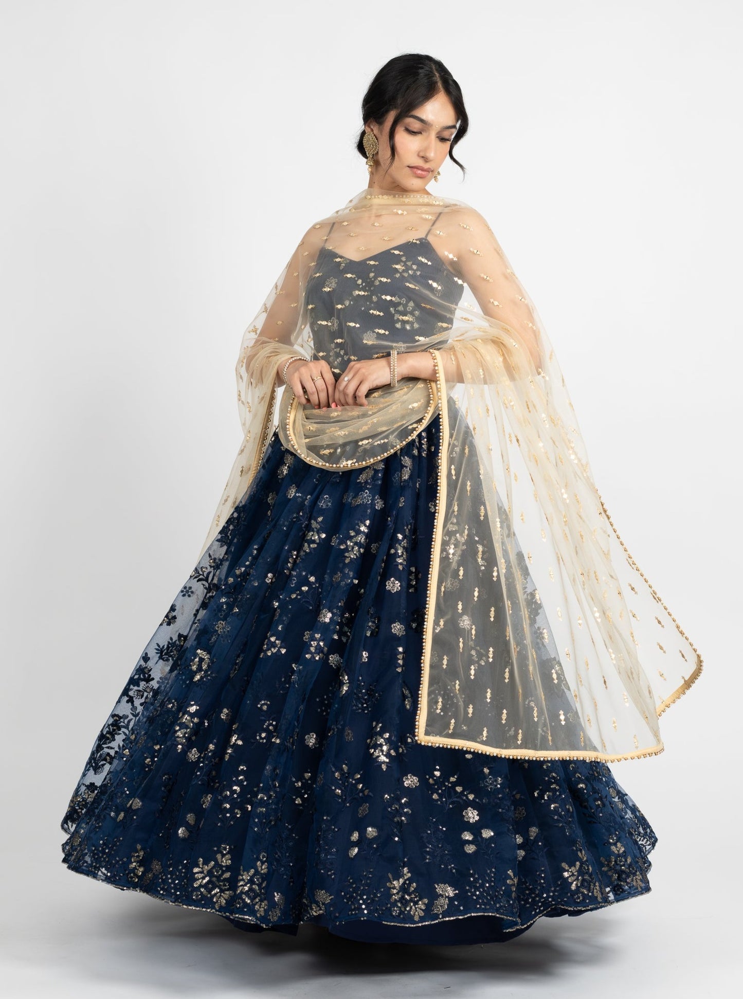 Navy Bela Gown