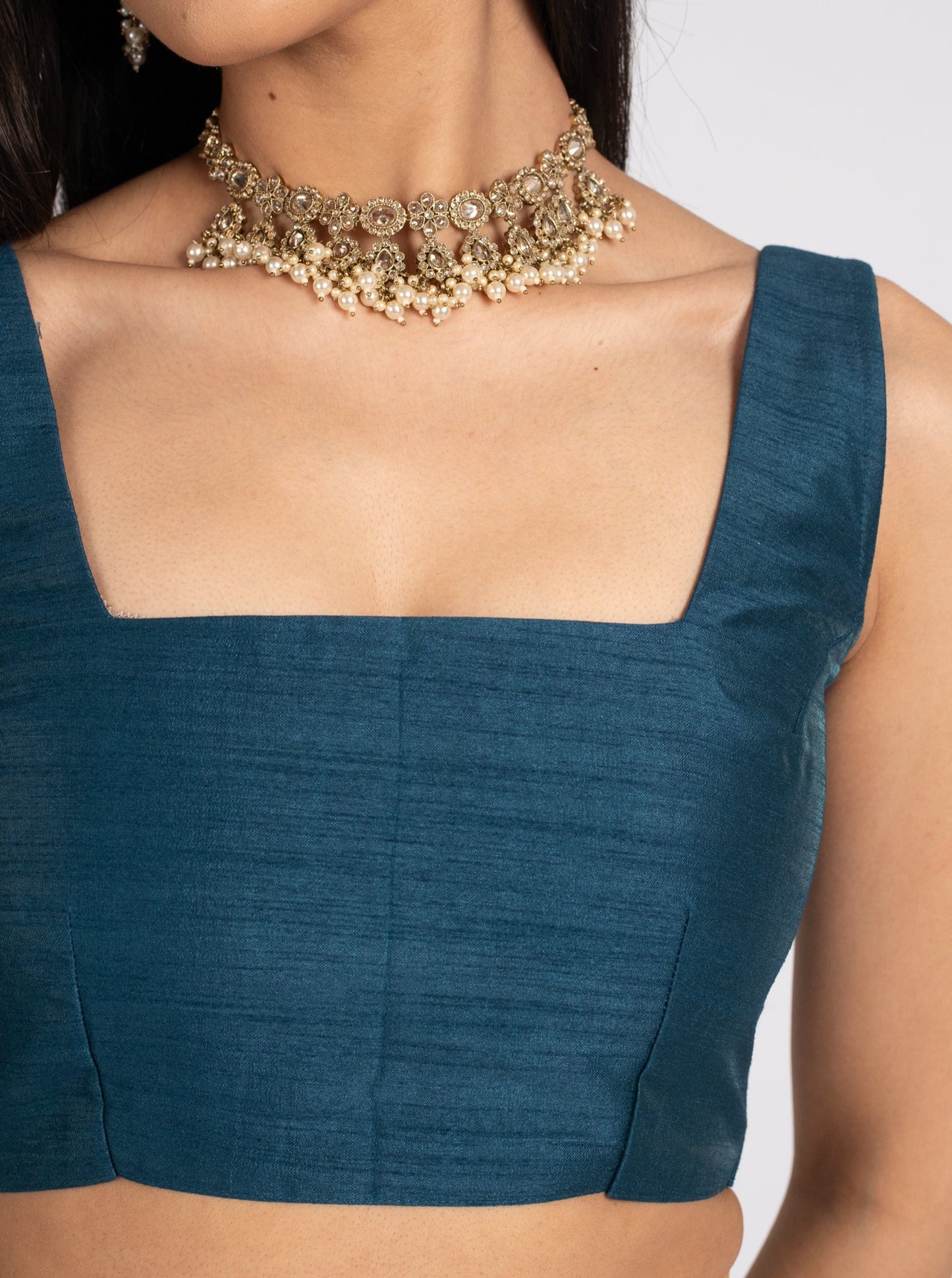Blue Diya Blouse