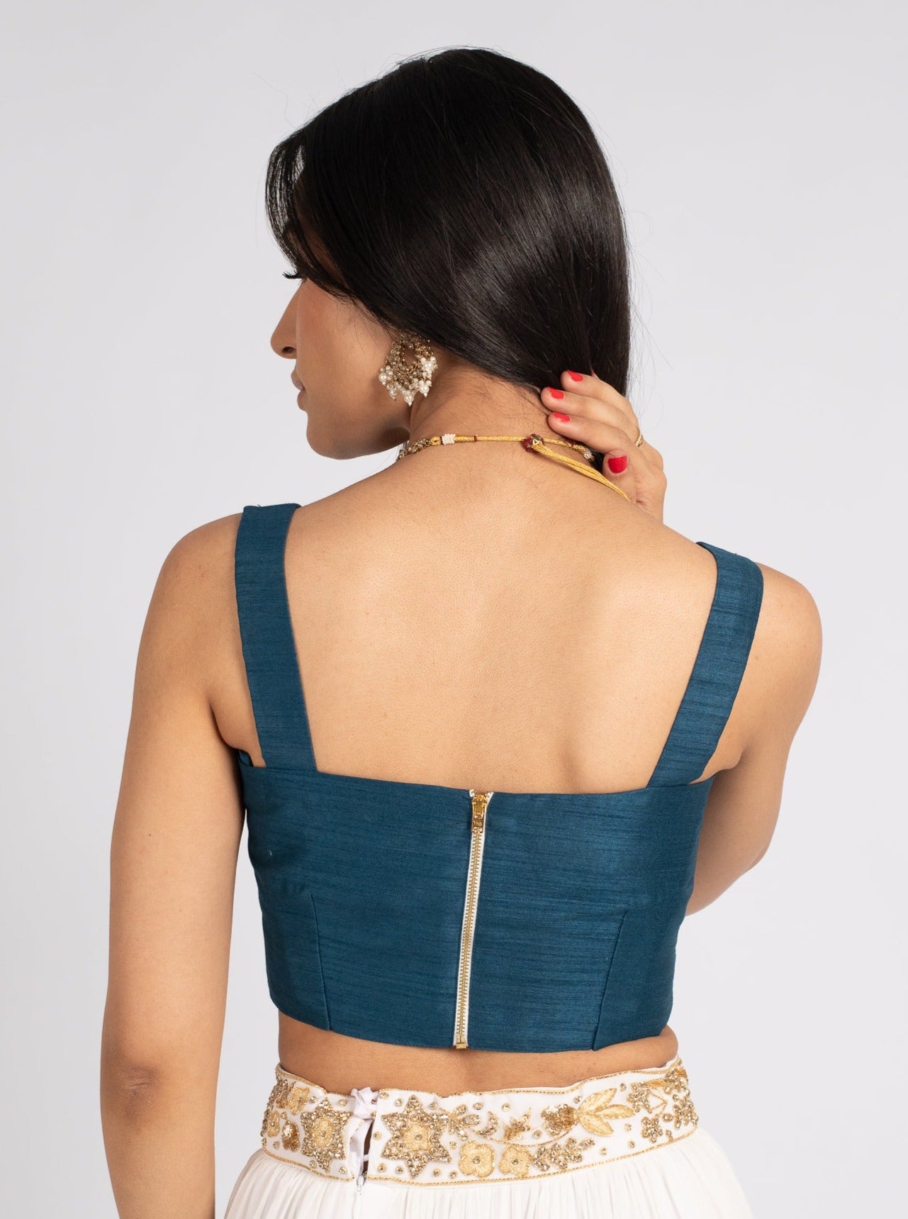 Blue Diya Blouse