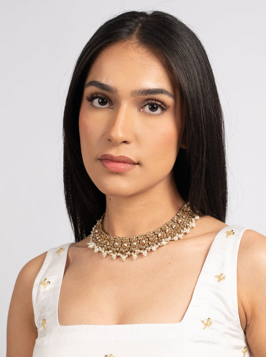 Cream Kiara Choker