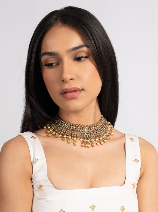 Champagne Maharani Choker