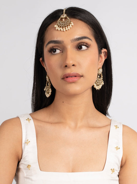 Cream Lyla Tikka Set