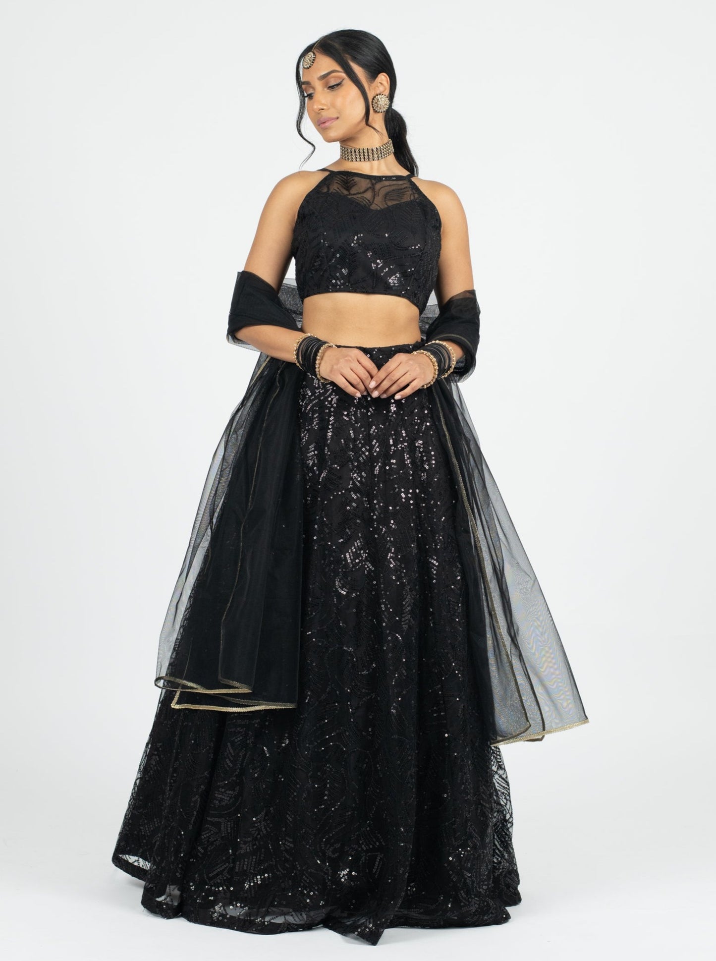 Black Cirrus Skirt