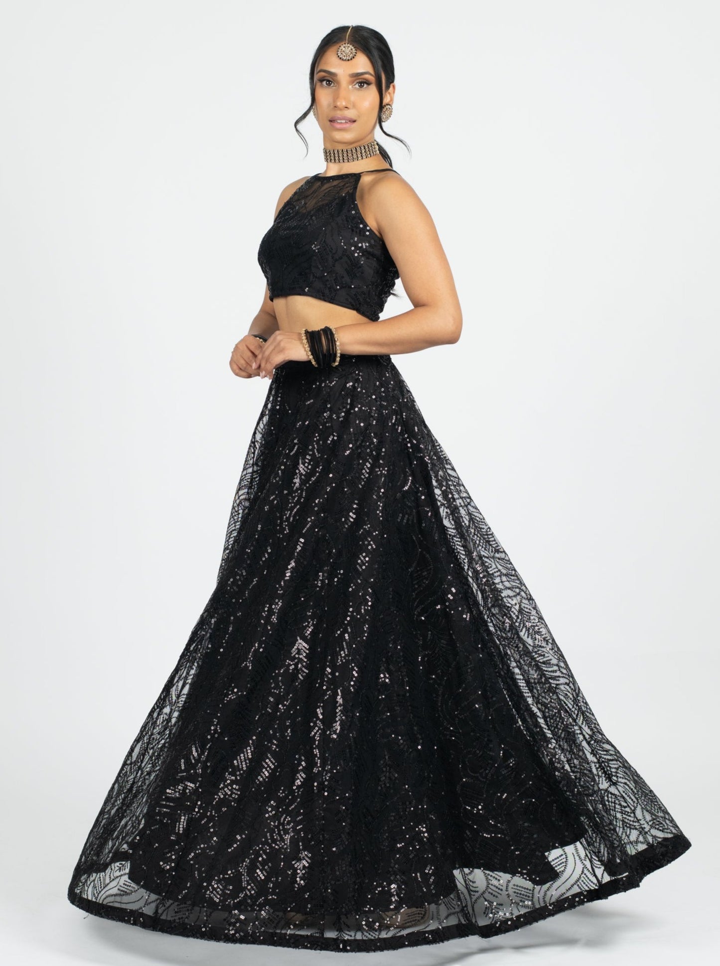 Black Cirrus Skirt