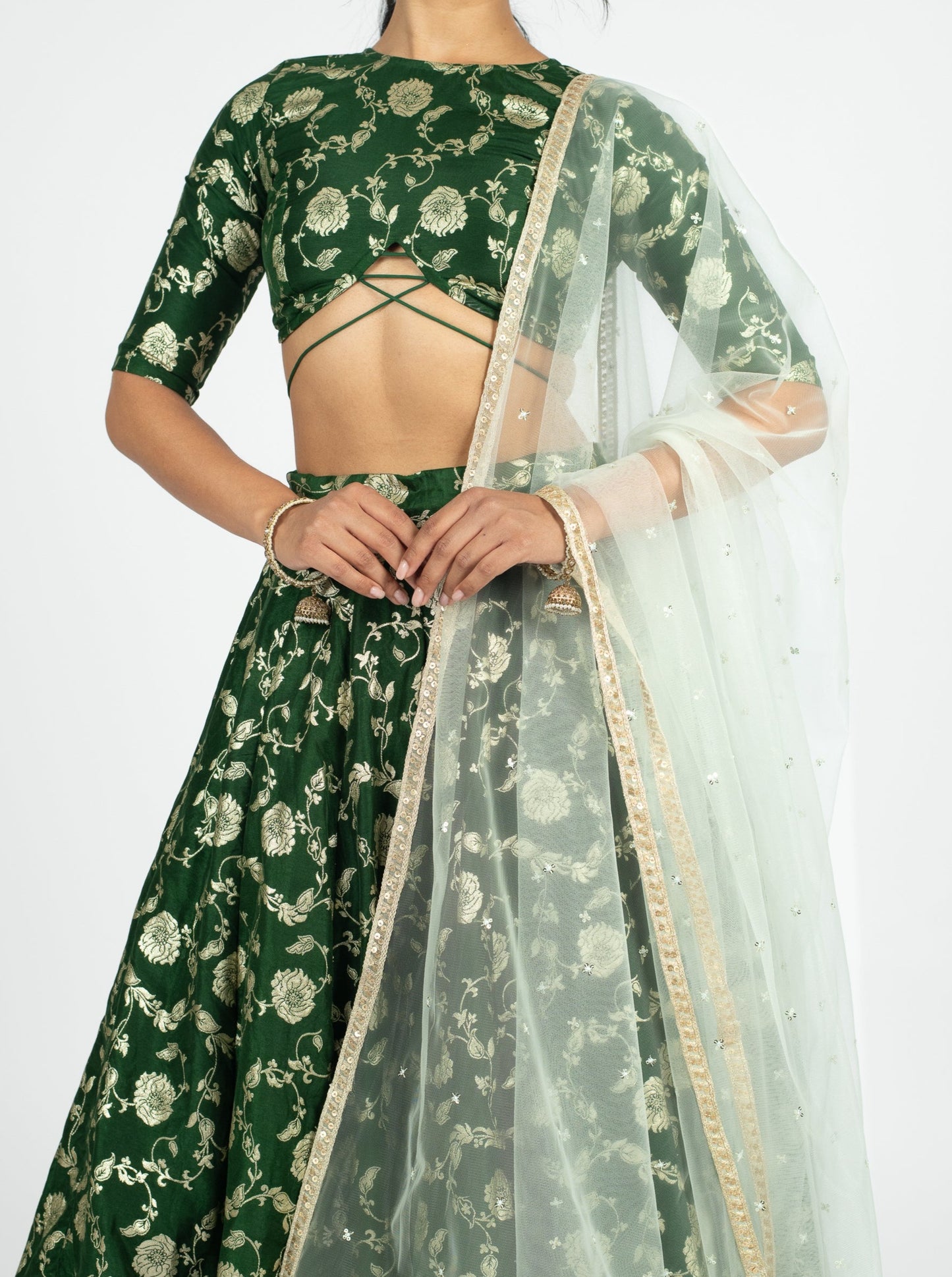 Sage Cluster Dupatta