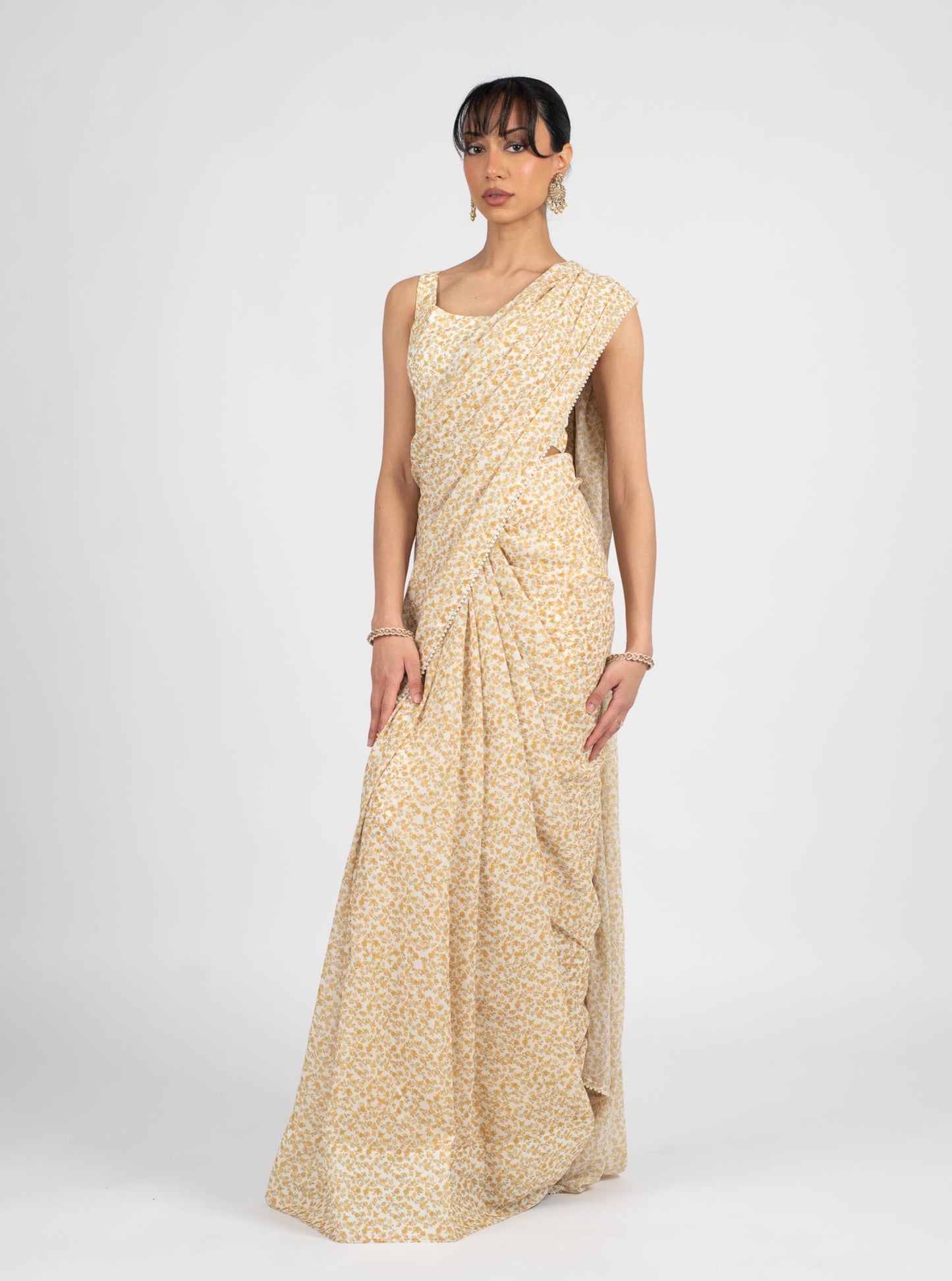 Buttercup Blossom Saree