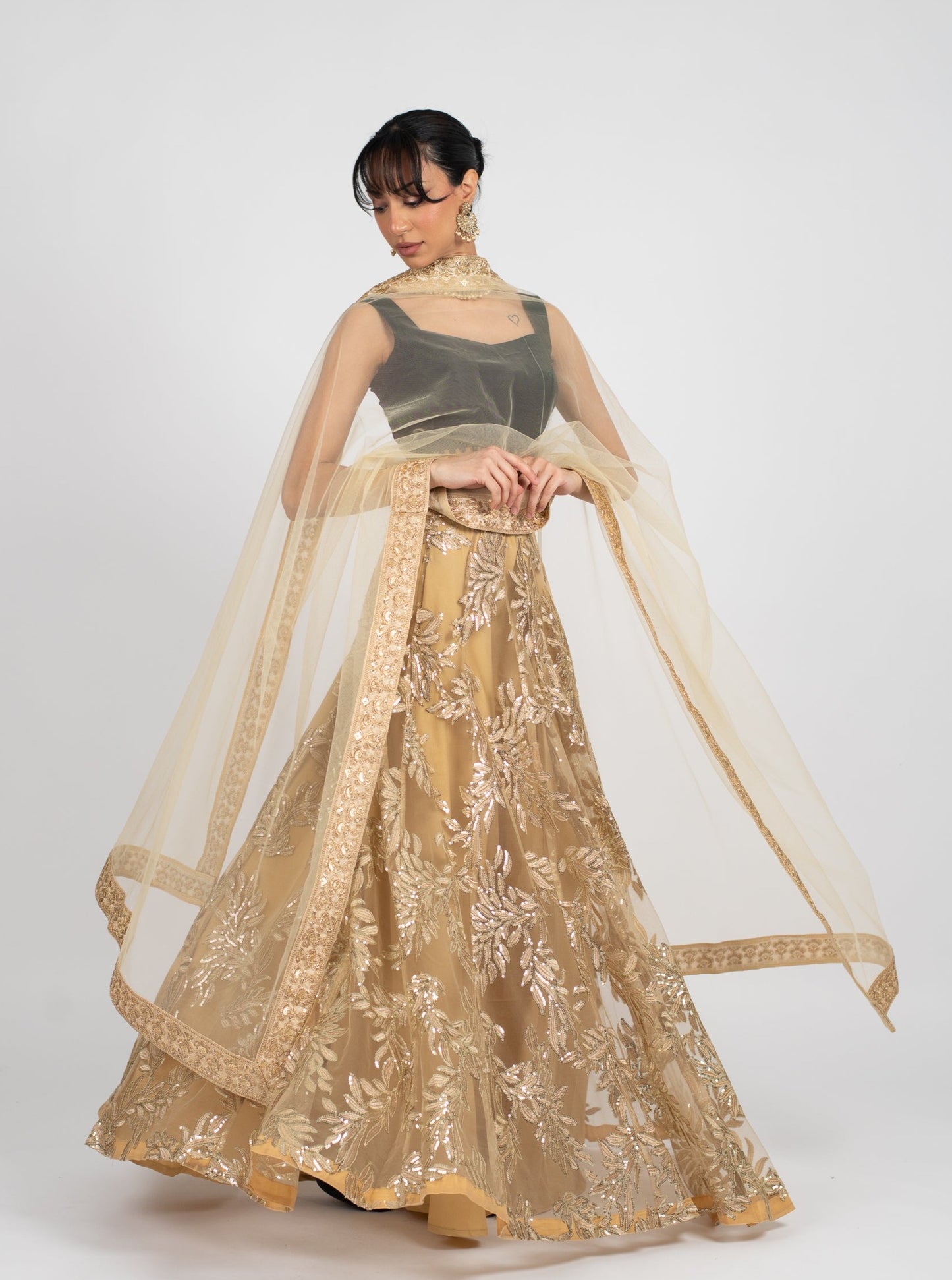 Gold Gilded Skirt