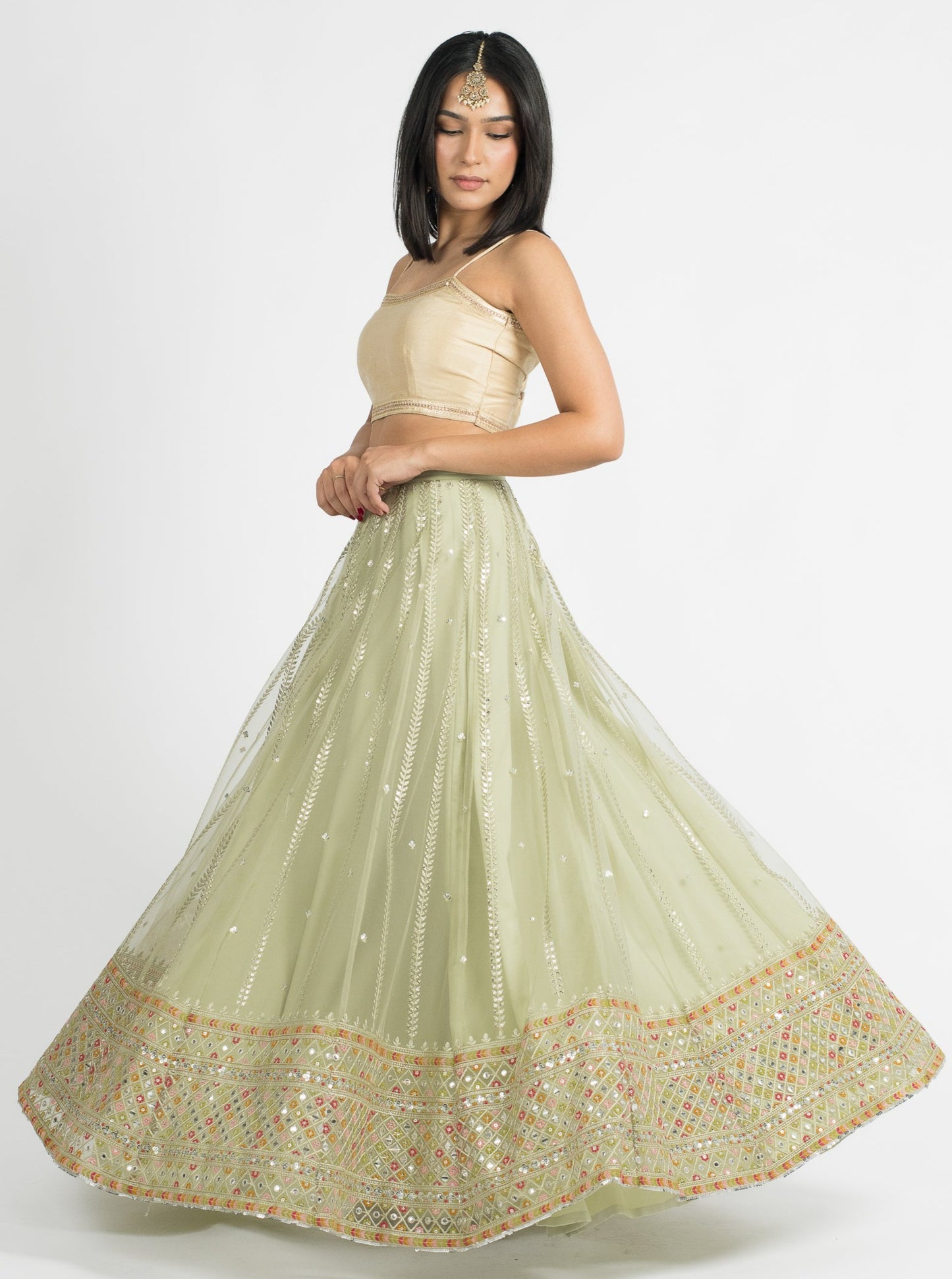 Mint Anvi Skirt