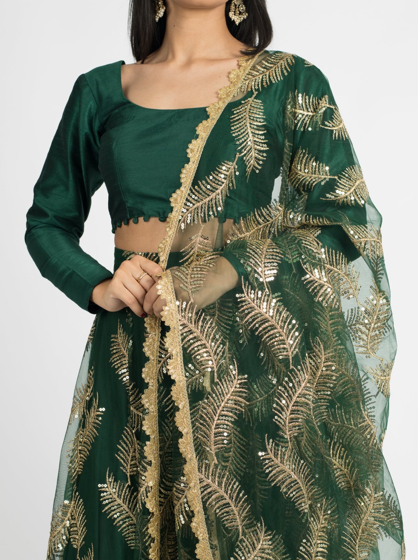 Emerald Fern Dupatta