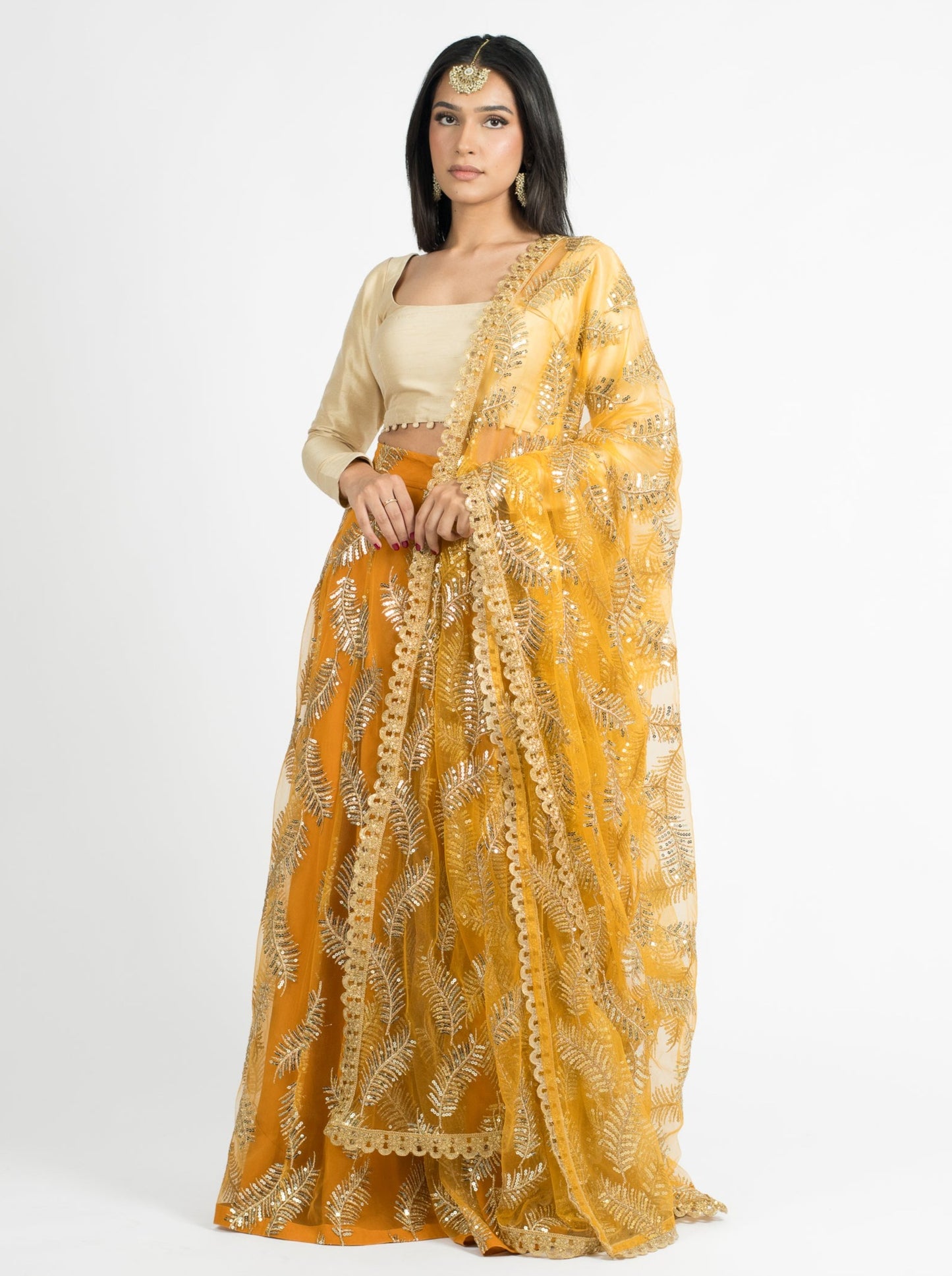 Ginger Fern Dupatta