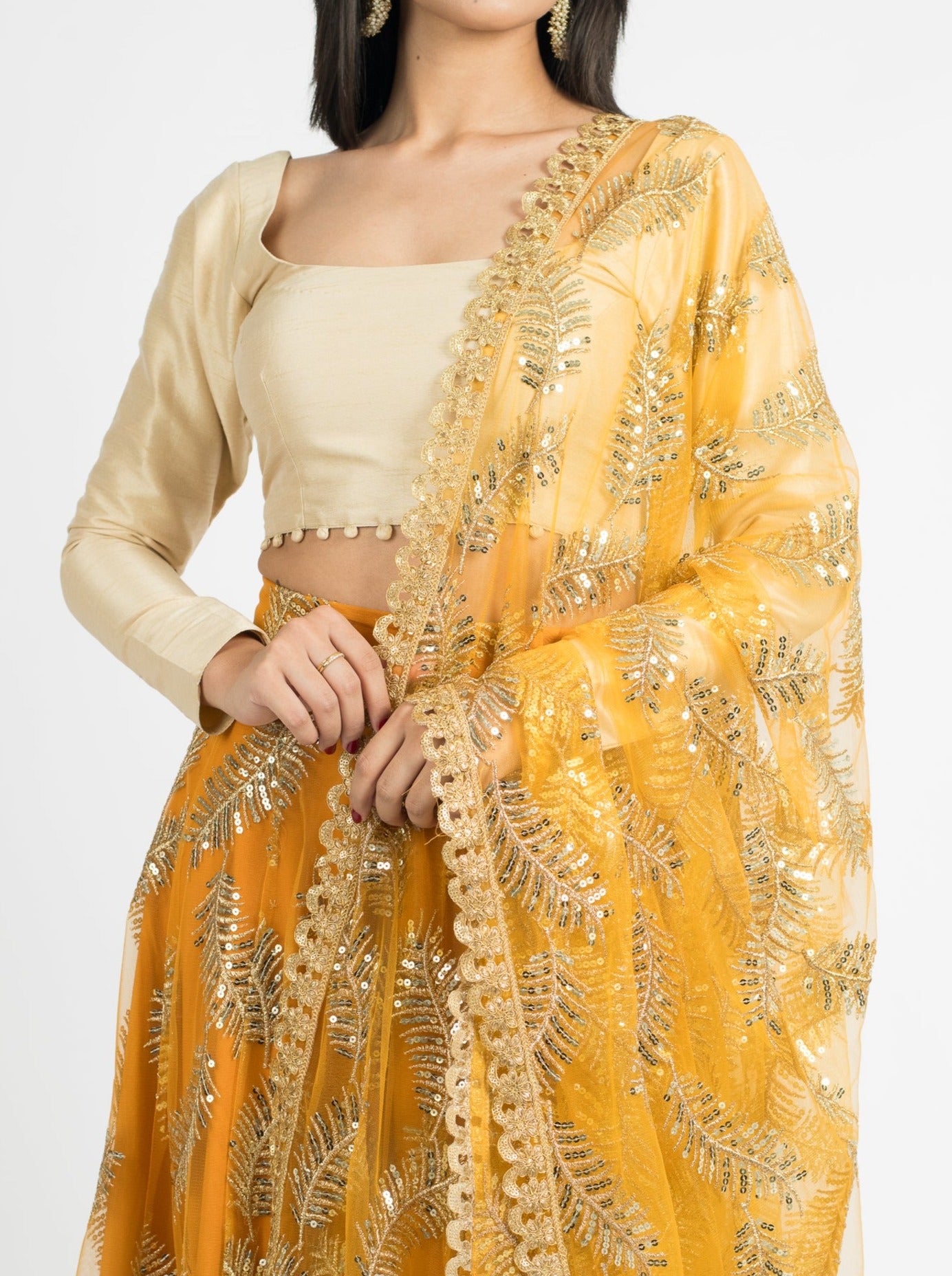 Ginger Fern Dupatta