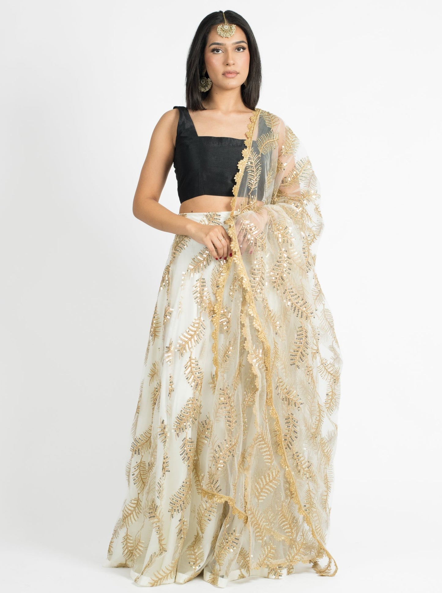 Blanche Fern Dupatta
