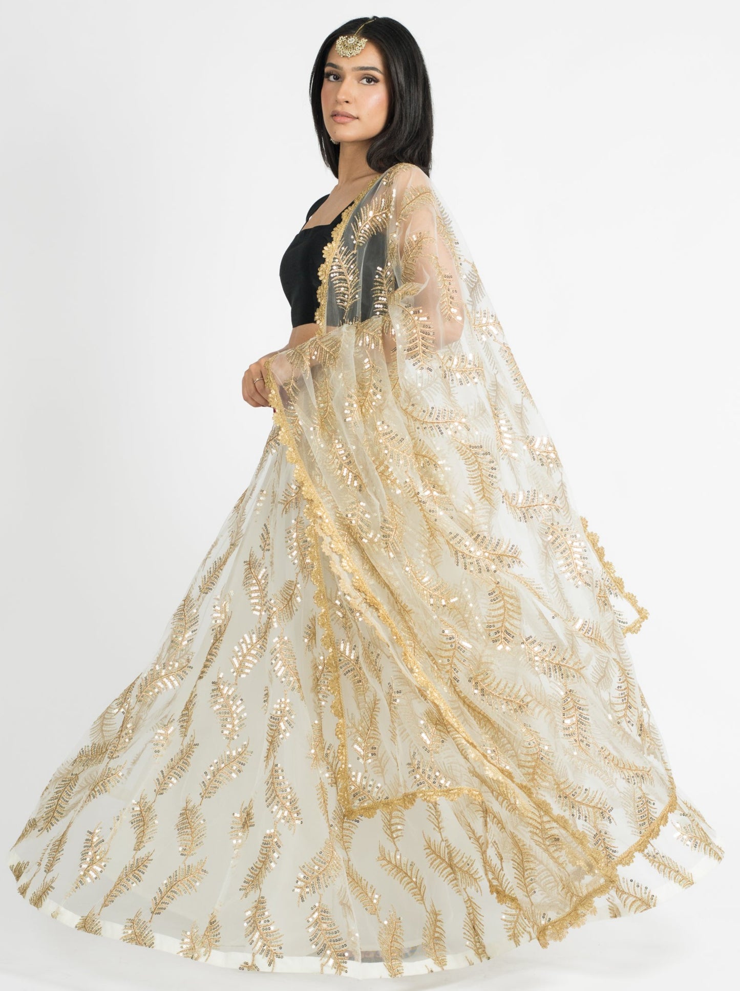 Blanche Fern Dupatta