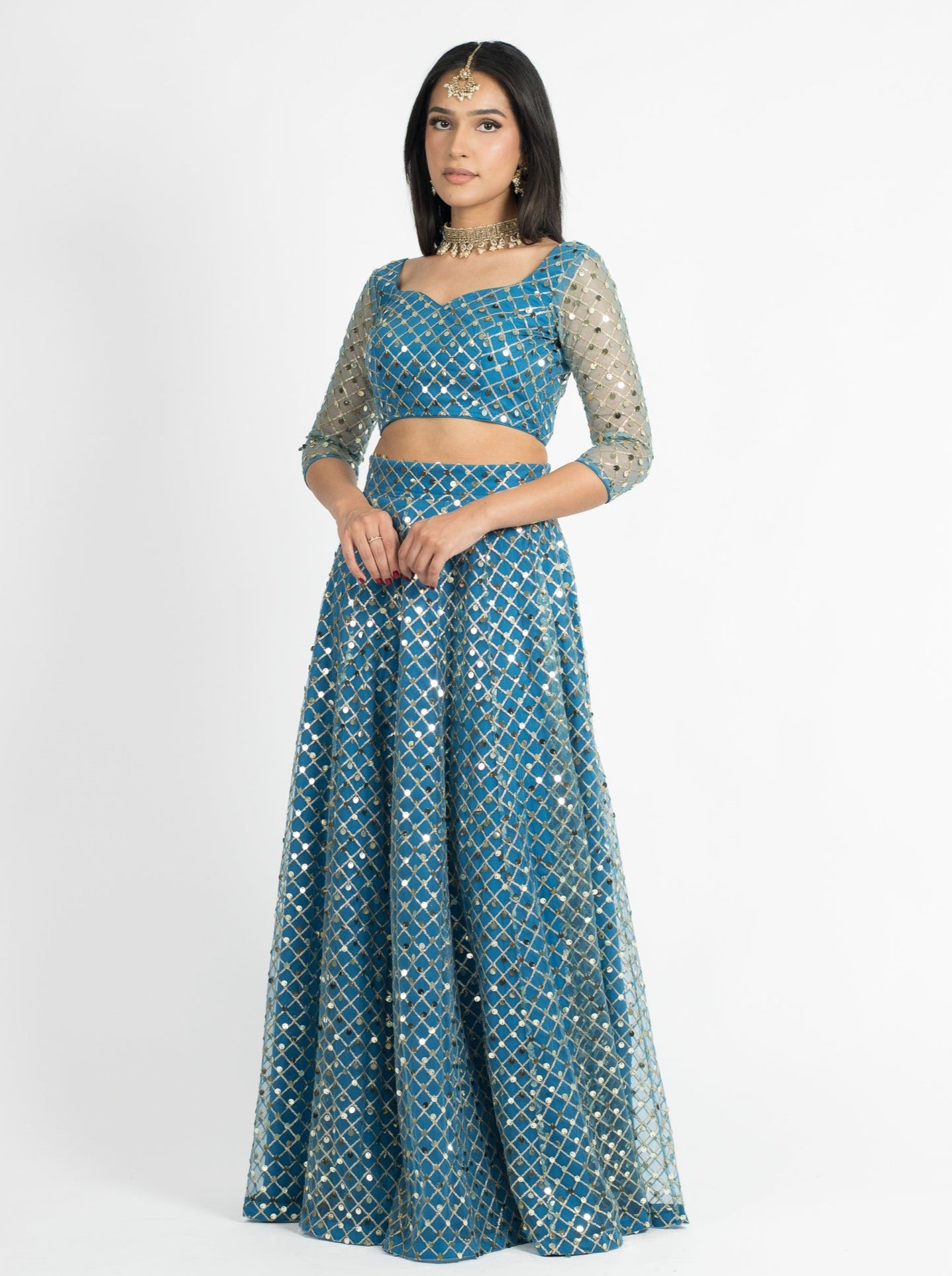 Azure Lustrous Skirt