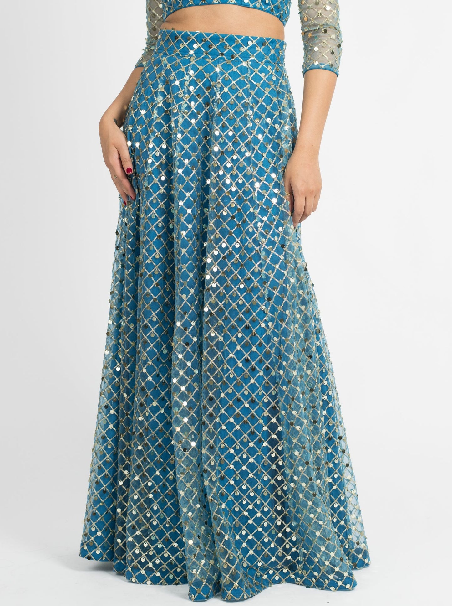Azure Lustrous Skirt