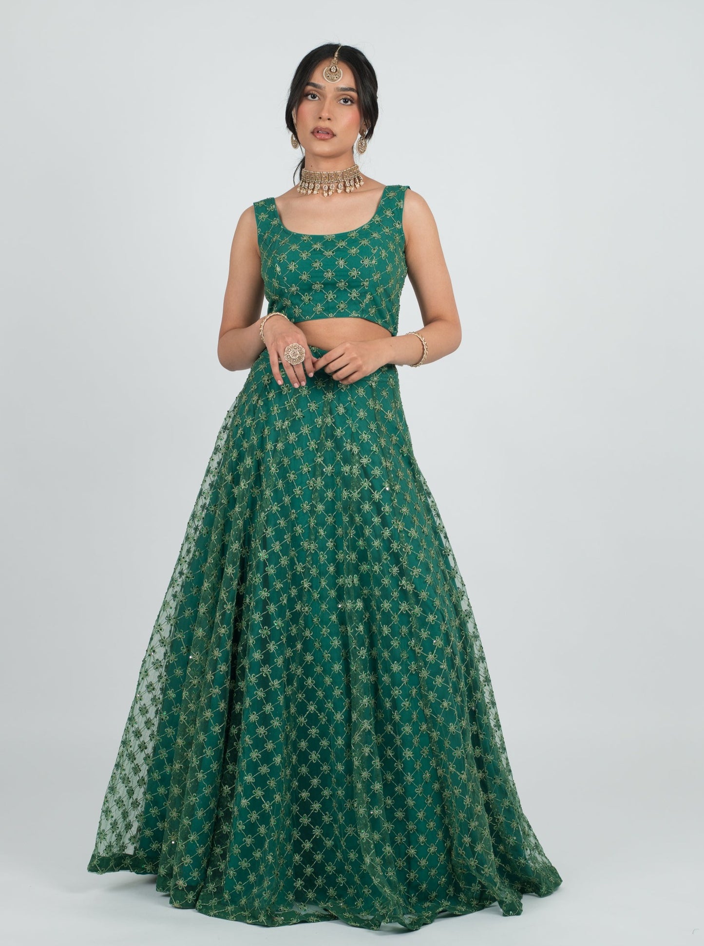 Emerald Gala Skirt