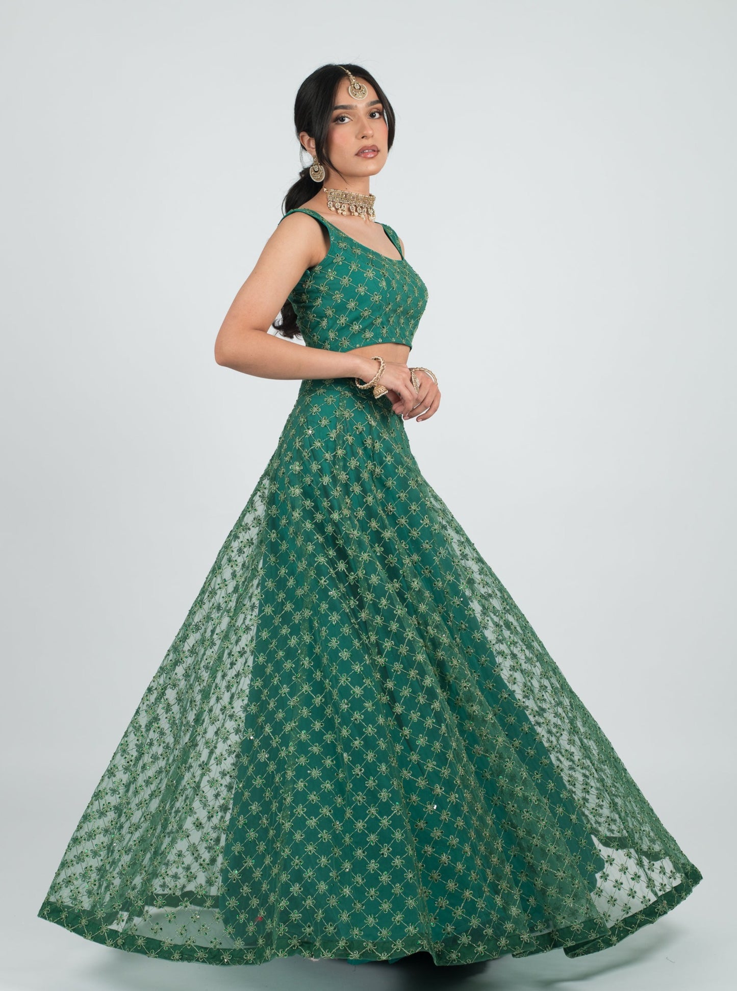 Emerald Gala Skirt