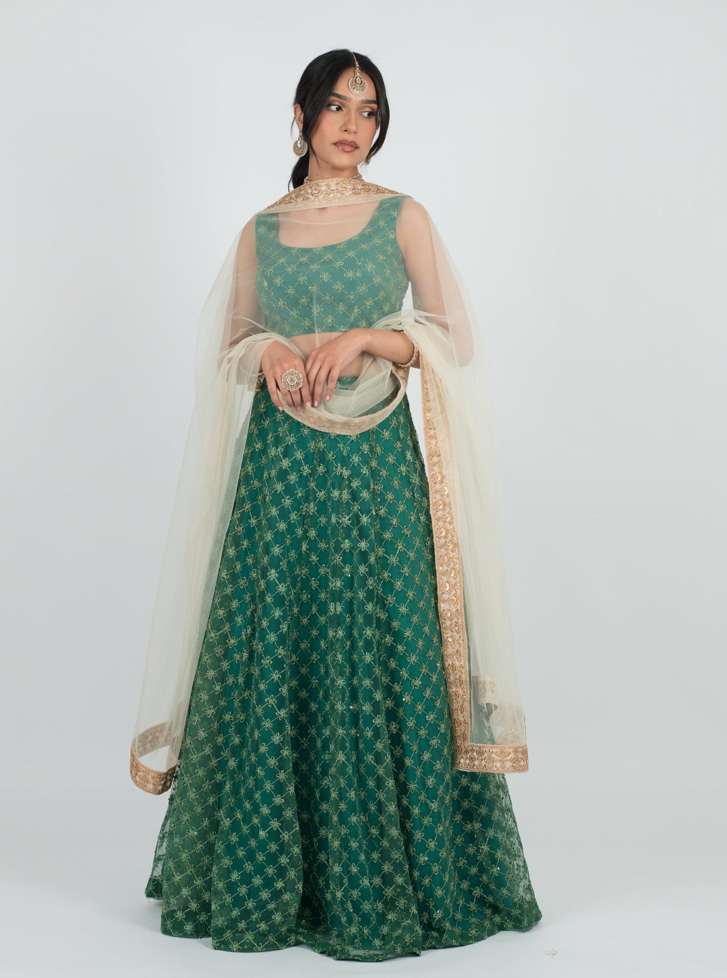 Emerald Gala Skirt