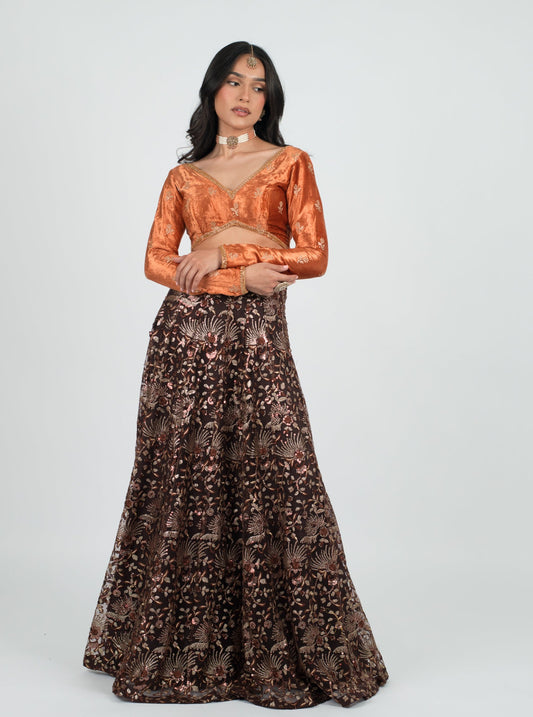 Cocoa Soirée Skirt