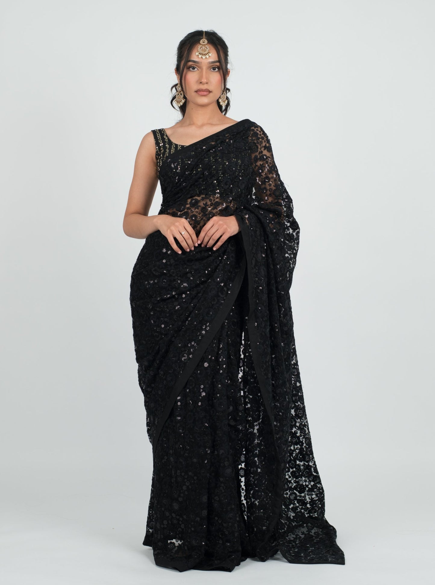 Black Masquerade Saree