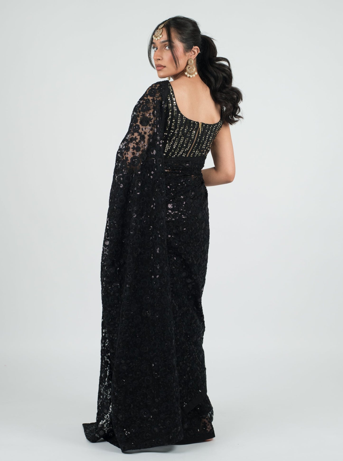 Black Masquerade Saree