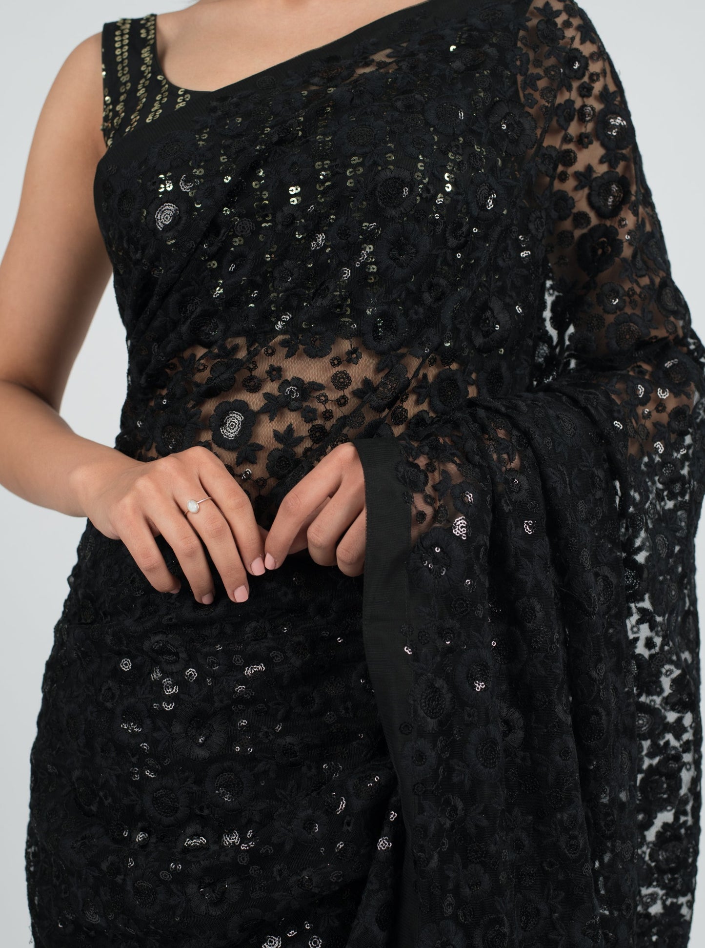 Black Masquerade Saree