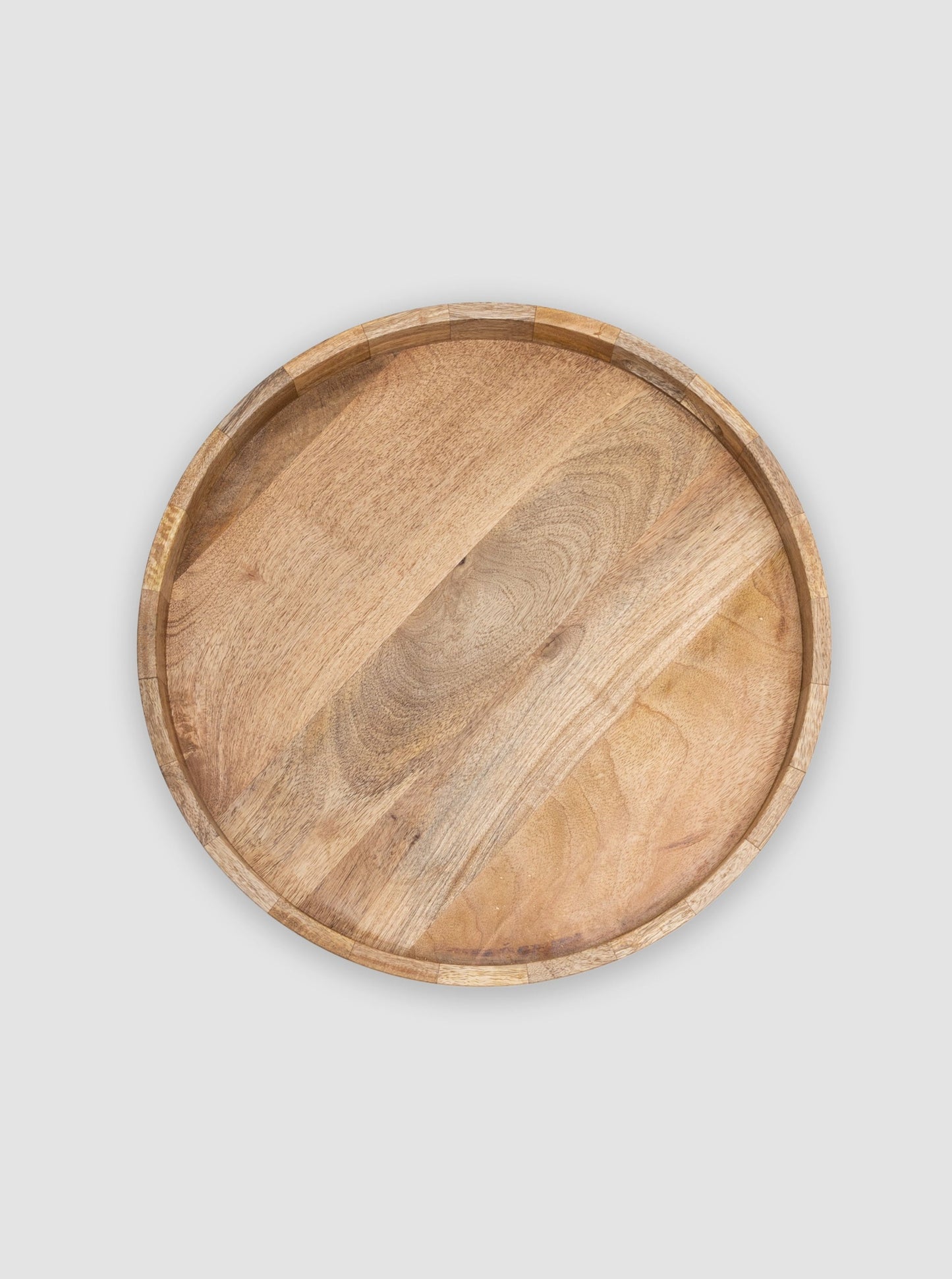 Round Mango Wood Tray