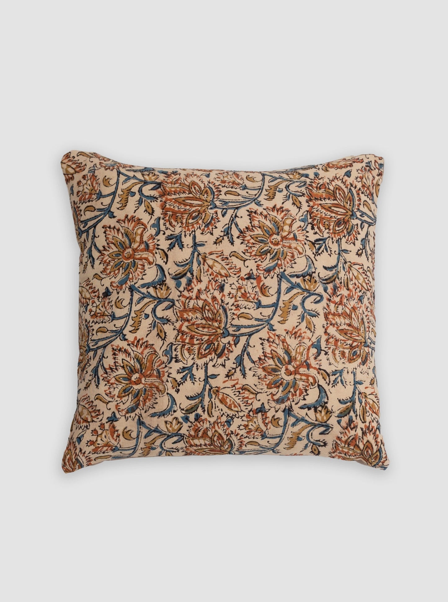 Tan Magnolia Throw Pillow Cover