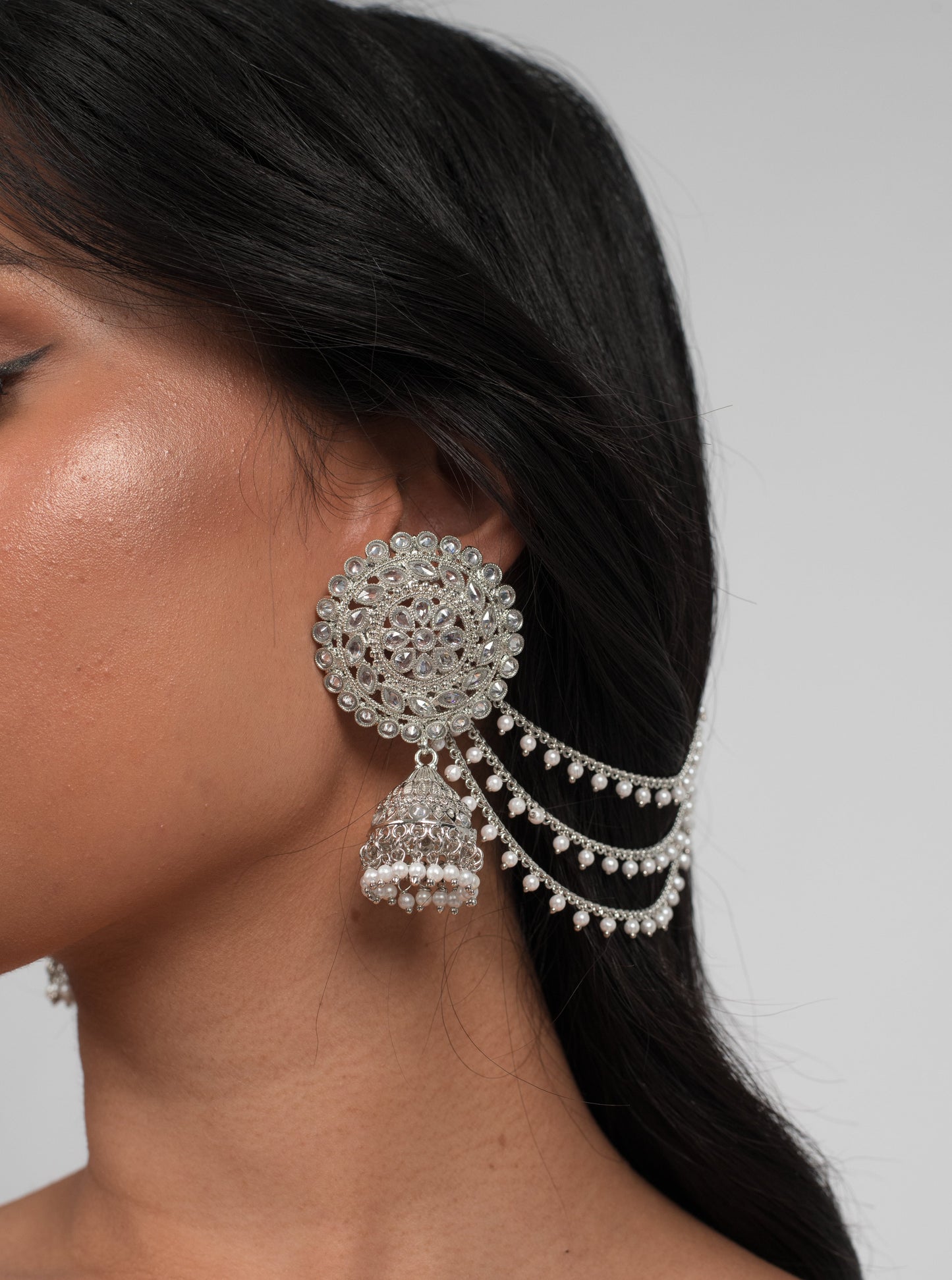 Silver Glaze Earrings