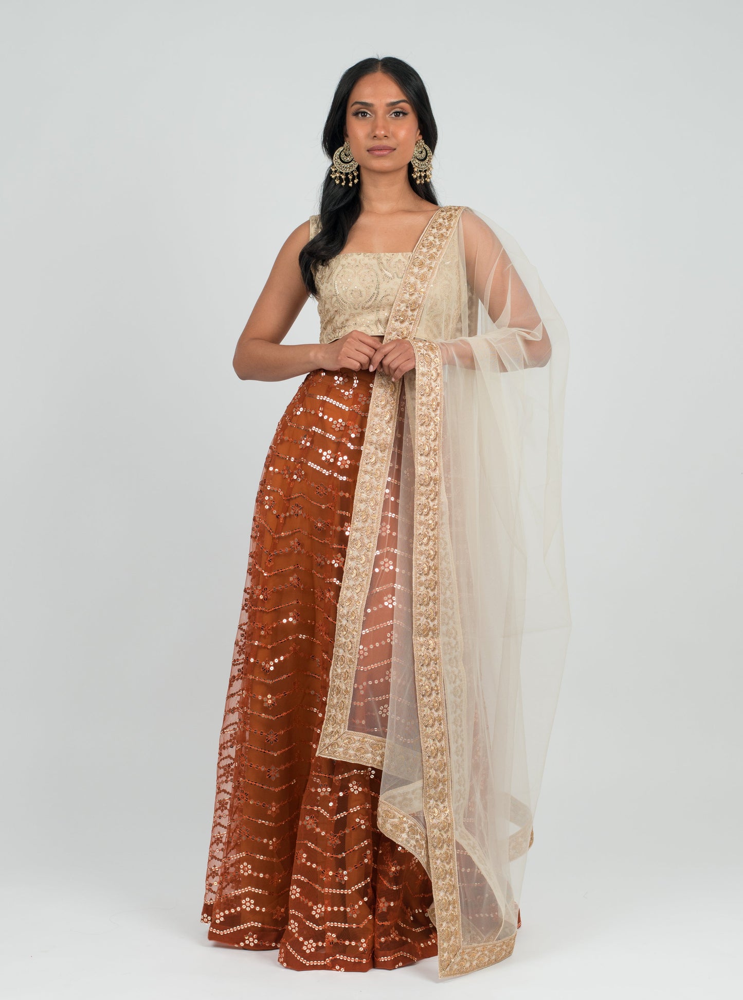 Orange Jazz Skirt