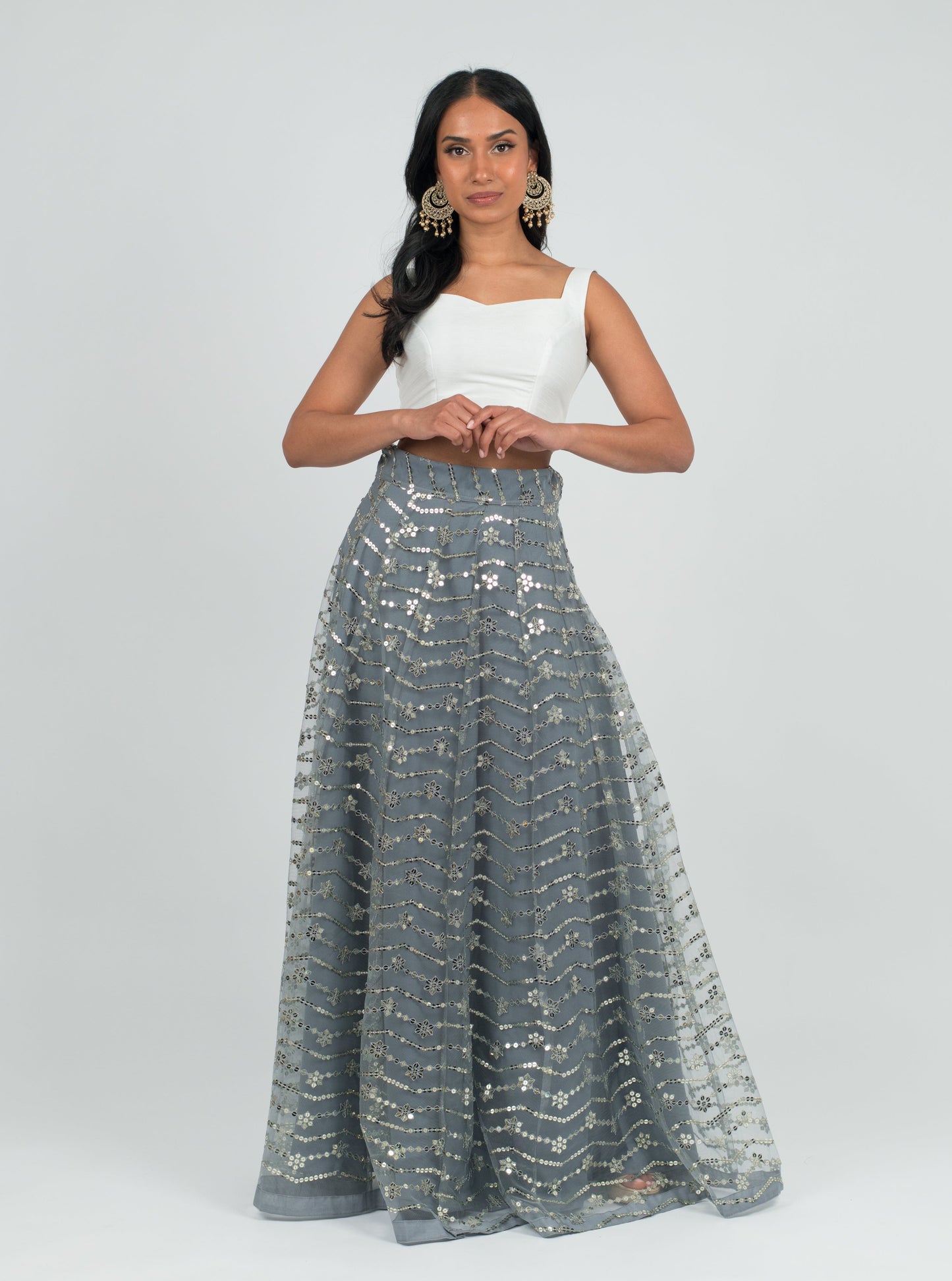 Grey Jazz Skirt